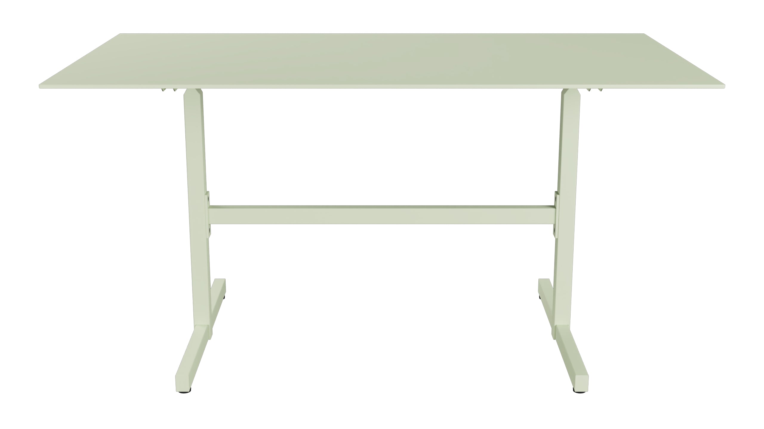 Luzern Glasfaser-Gartentisch Decor 140x80 klappbar in Pastellgrün präsentiert im Onlineshop von KAQTU Design AG. Gartentisch ist von Schaffner