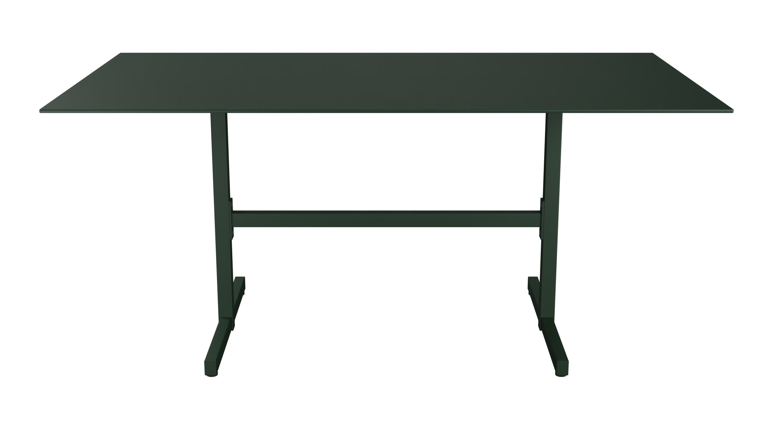 Luzern Glasfaser-Gartentisch Decor 160x90 klappbar in Tannengrün präsentiert im Onlineshop von KAQTU Design AG. Gartentisch ist von Schaffner