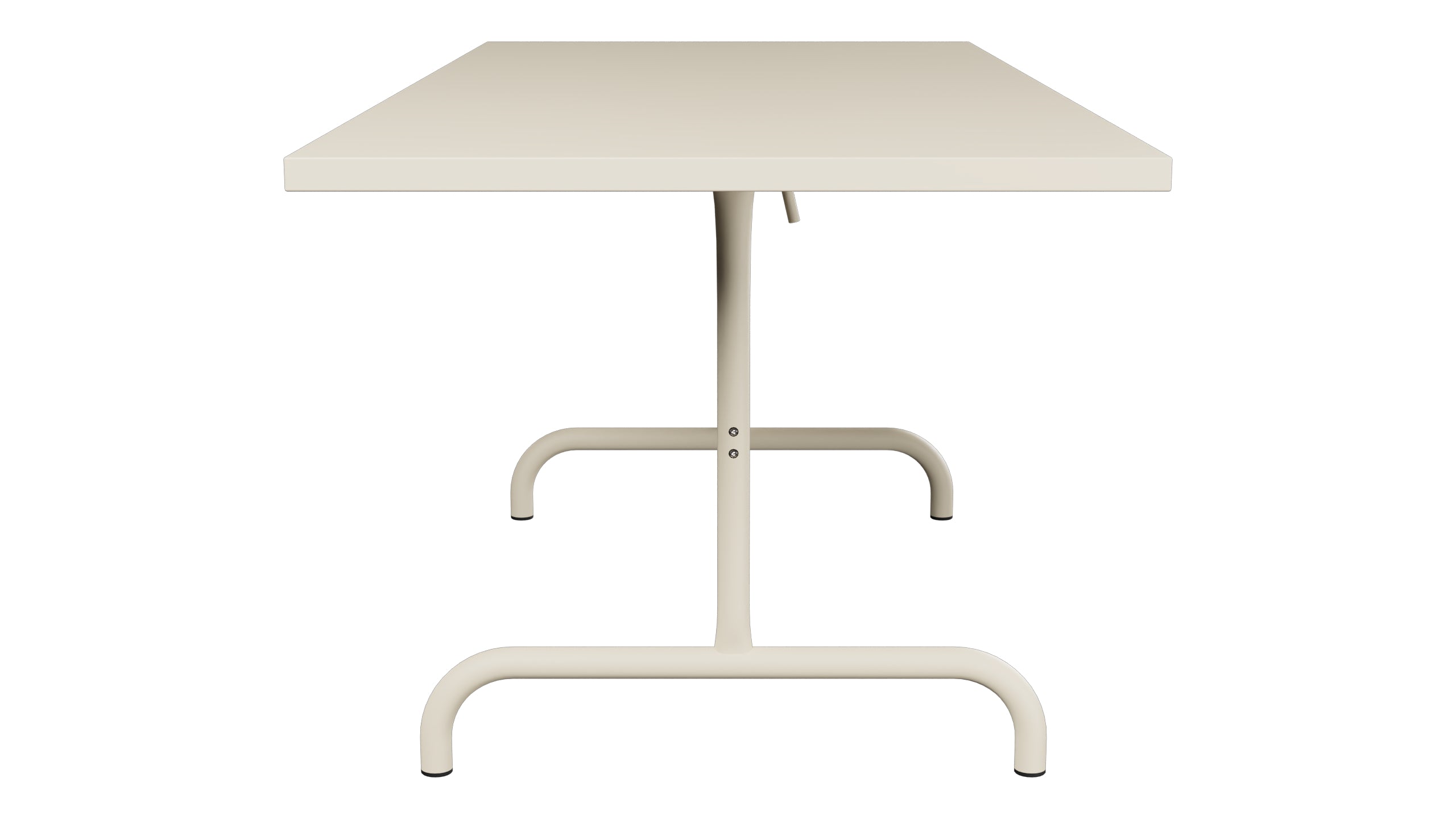 Säntis Metall-Gartentisch 180x80 klappbar in Pastellsand präsentiert im Onlineshop von KAQTU Design AG. Gartentisch ist von Schaffner