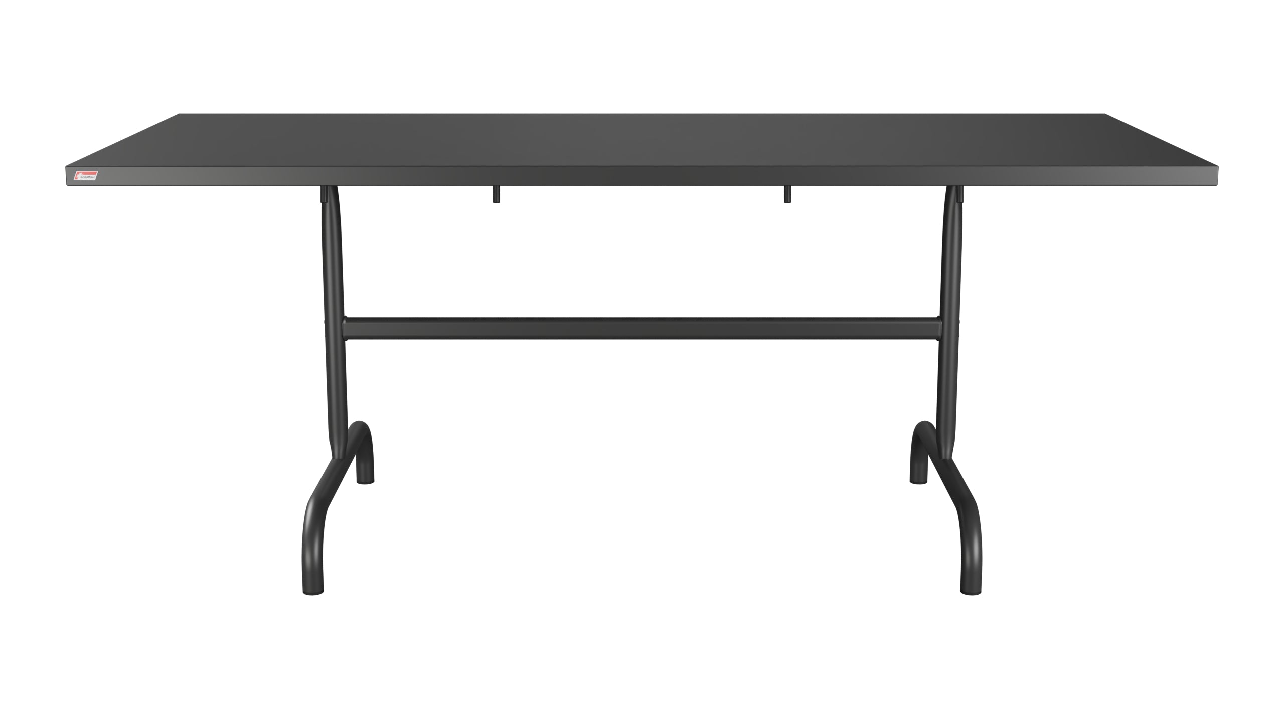 Säntis Metall-Gartentisch 180x80 klappbar in Anthrazit präsentiert im Onlineshop von KAQTU Design AG. Gartentisch ist von Schaffner