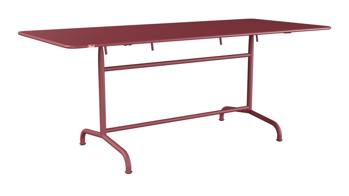 Rigi Metall-Gartentisch 180x80 klappbar in Bordeaux präsentiert im Onlineshop von KAQTU Design AG. Gartentisch ist von Schaffner