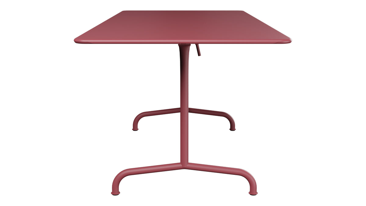 Rigi Metall-Gartentisch 180x80 klappbar in Bordeaux präsentiert im Onlineshop von KAQTU Design AG. Gartentisch ist von Schaffner
