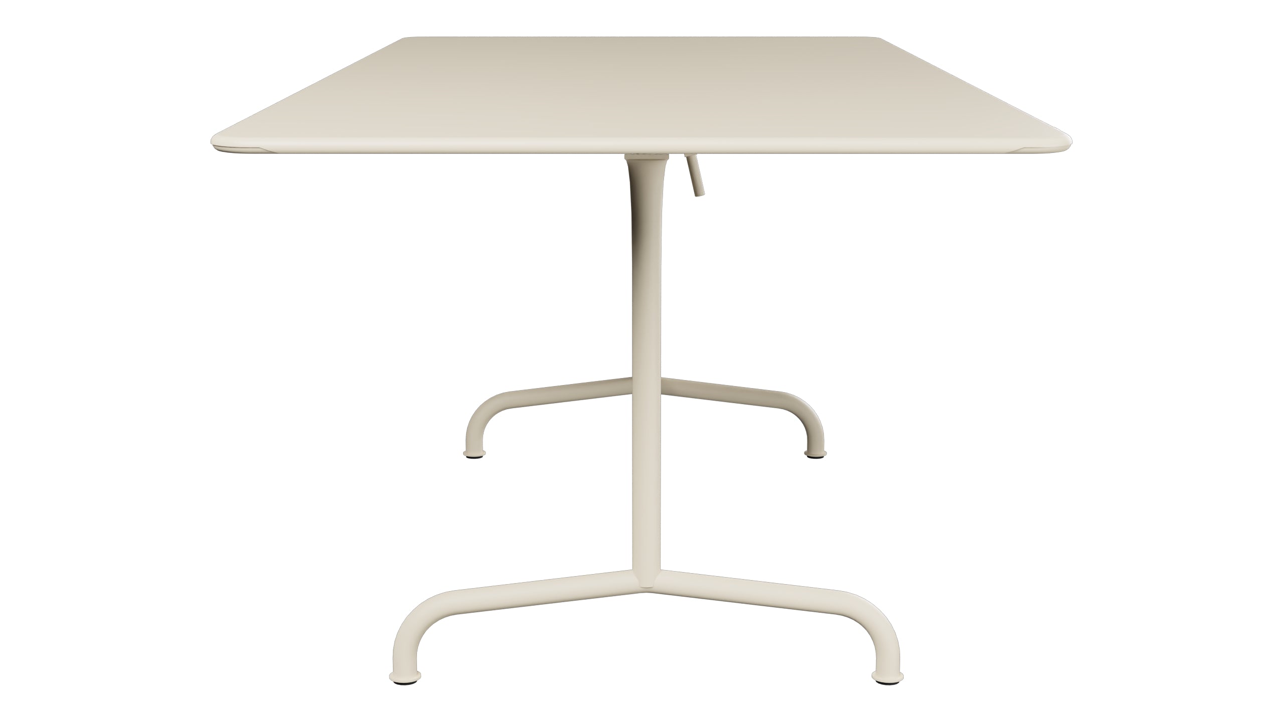 Rigi Metall-Gartentisch 180x90 klappbar in Pastellsand präsentiert im Onlineshop von KAQTU Design AG. Gartentisch ist von Schaffner