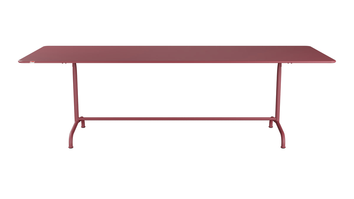 Rigi Metall-Gartentisch 240x90 klappbar in Bordeaux präsentiert im Onlineshop von KAQTU Design AG. Gartentisch ist von Schaffner