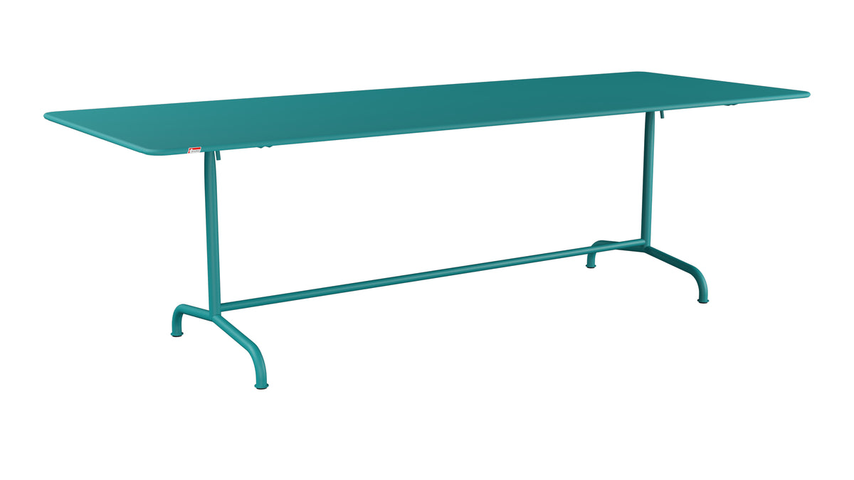 Rigi Metall-Gartentisch 240x90 klappbar in Kaliblau präsentiert im Onlineshop von KAQTU Design AG. Gartentisch ist von Schaffner