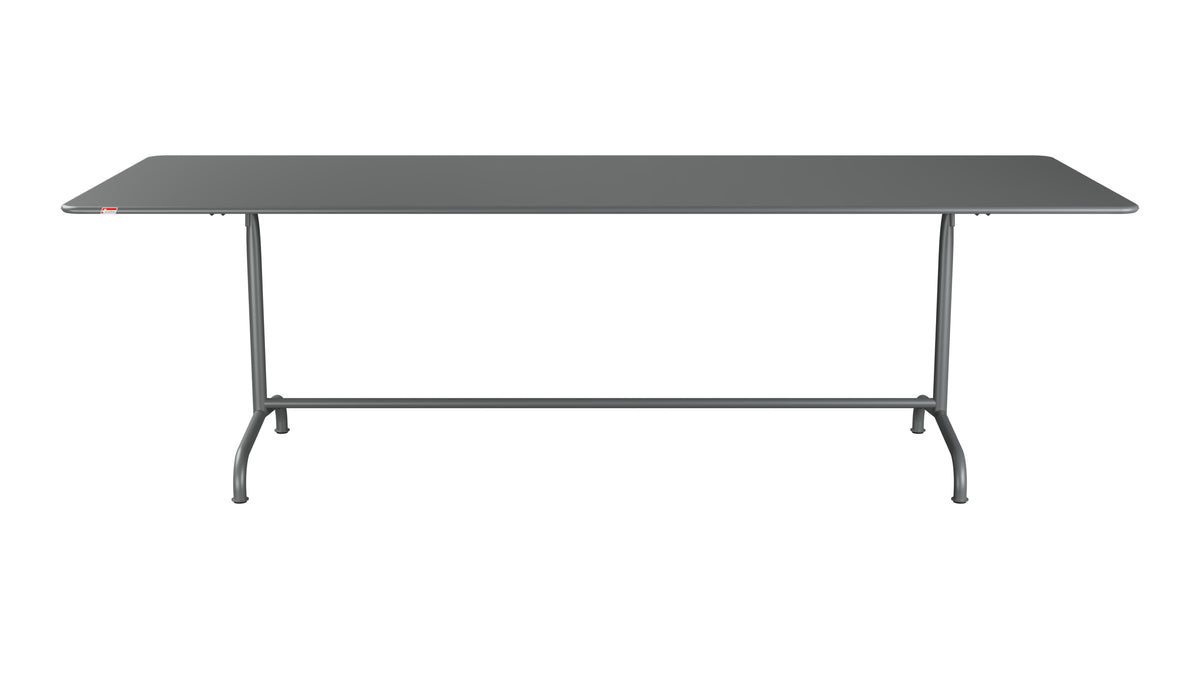 Rigi Metall-Gartentisch 240x90 klappbar in Graphit präsentiert im Onlineshop von KAQTU Design AG. Gartentisch ist von Schaffner