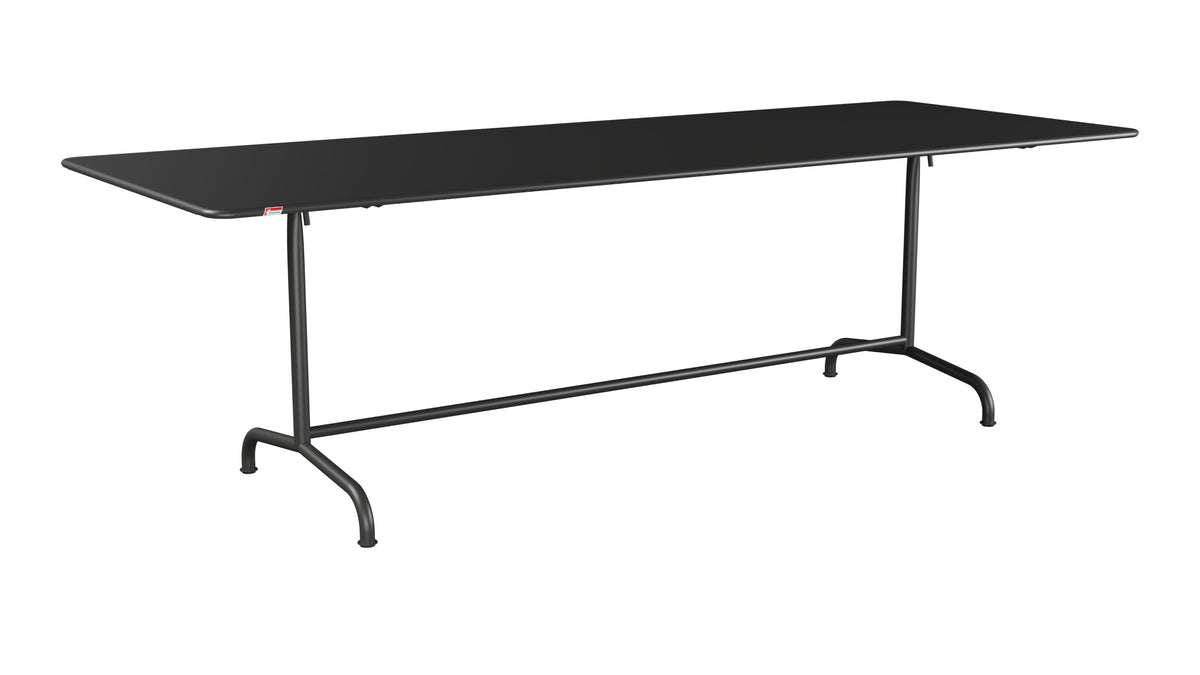 Rigi Metall-Gartentisch 240x90 klappbar in Anthrazit präsentiert im Onlineshop von KAQTU Design AG. Gartentisch ist von Schaffner