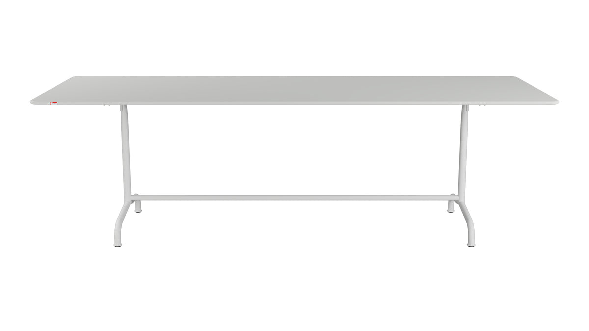 Rigi Metall-Gartentisch 240x90 klappbar in Alusilber präsentiert im Onlineshop von KAQTU Design AG. Gartentisch ist von Schaffner