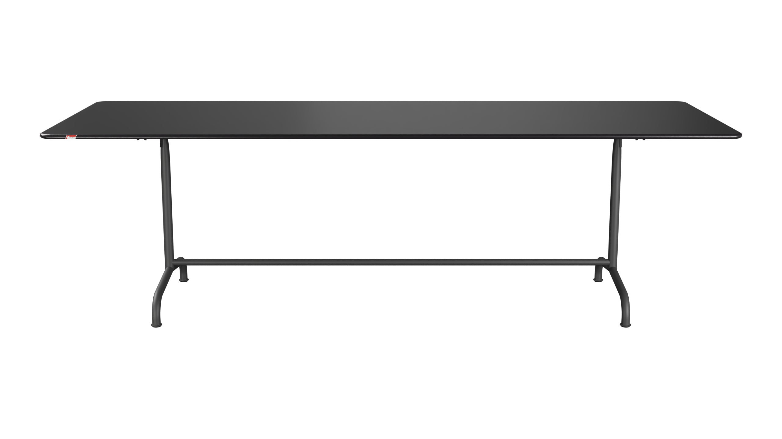 Rigi Metall-Gartentisch 240x90 klappbar in Schwarz präsentiert im Onlineshop von KAQTU Design AG. Gartentisch ist von Schaffner