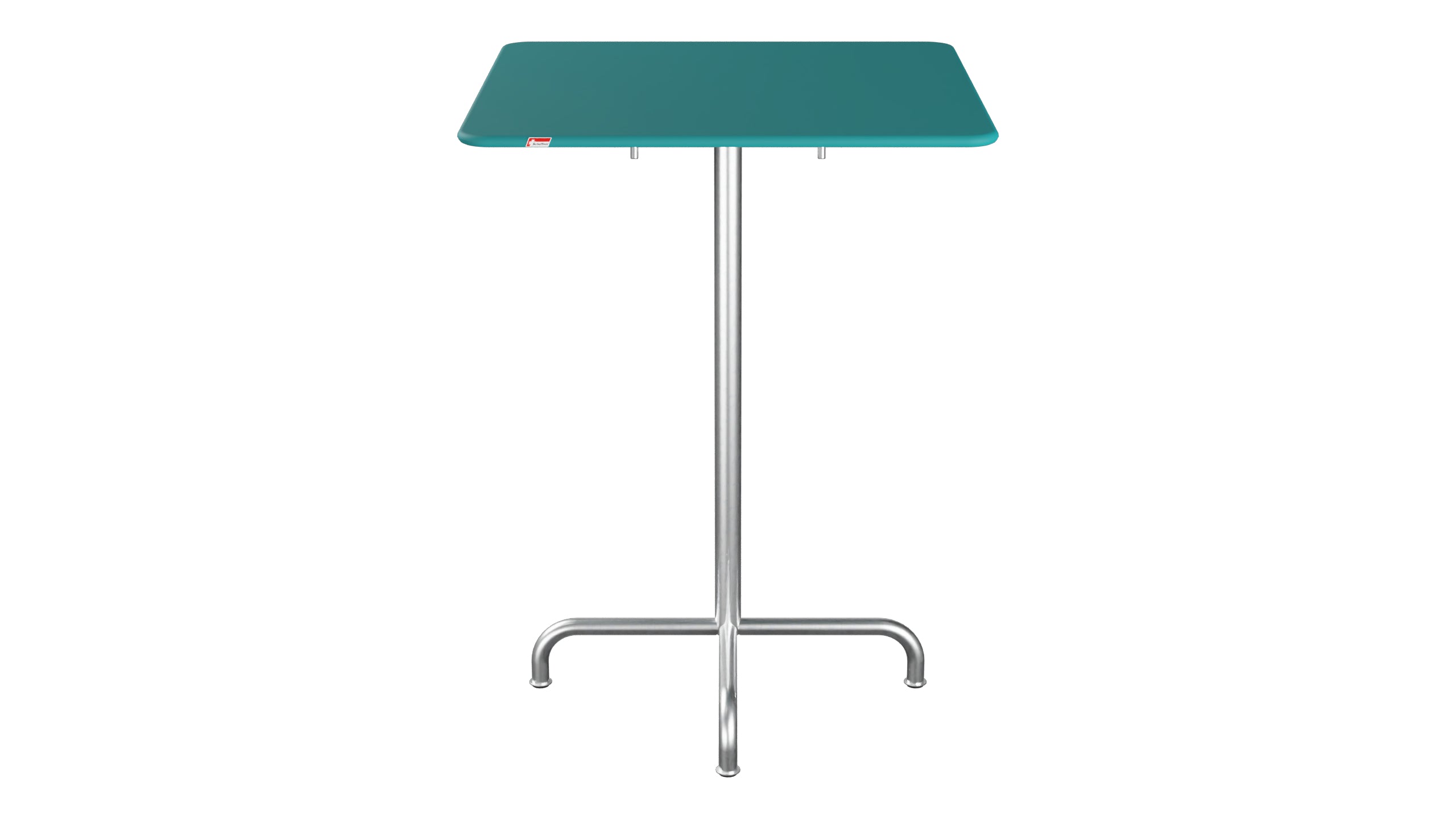 Rigi Metall-Stehtisch Outdoor 80x80 / 110 klappbar in Kaliblau präsentiert im Onlineshop von KAQTU Design AG. Hochtisch Outdoor ist von Schaffner