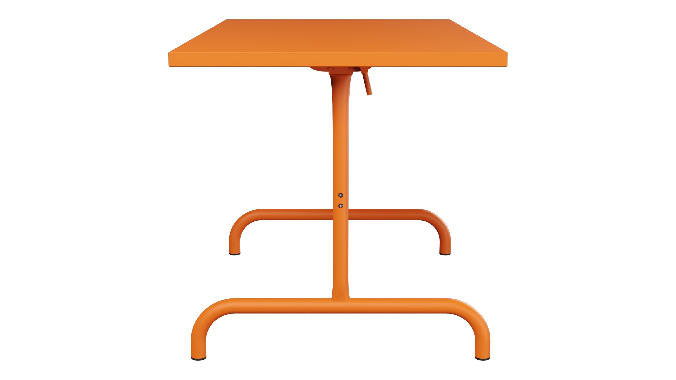 Säntis Metall-Gartentisch 117x70 klappbar in Orange präsentiert im Onlineshop von KAQTU Design AG. Gartentisch ist von Schaffner