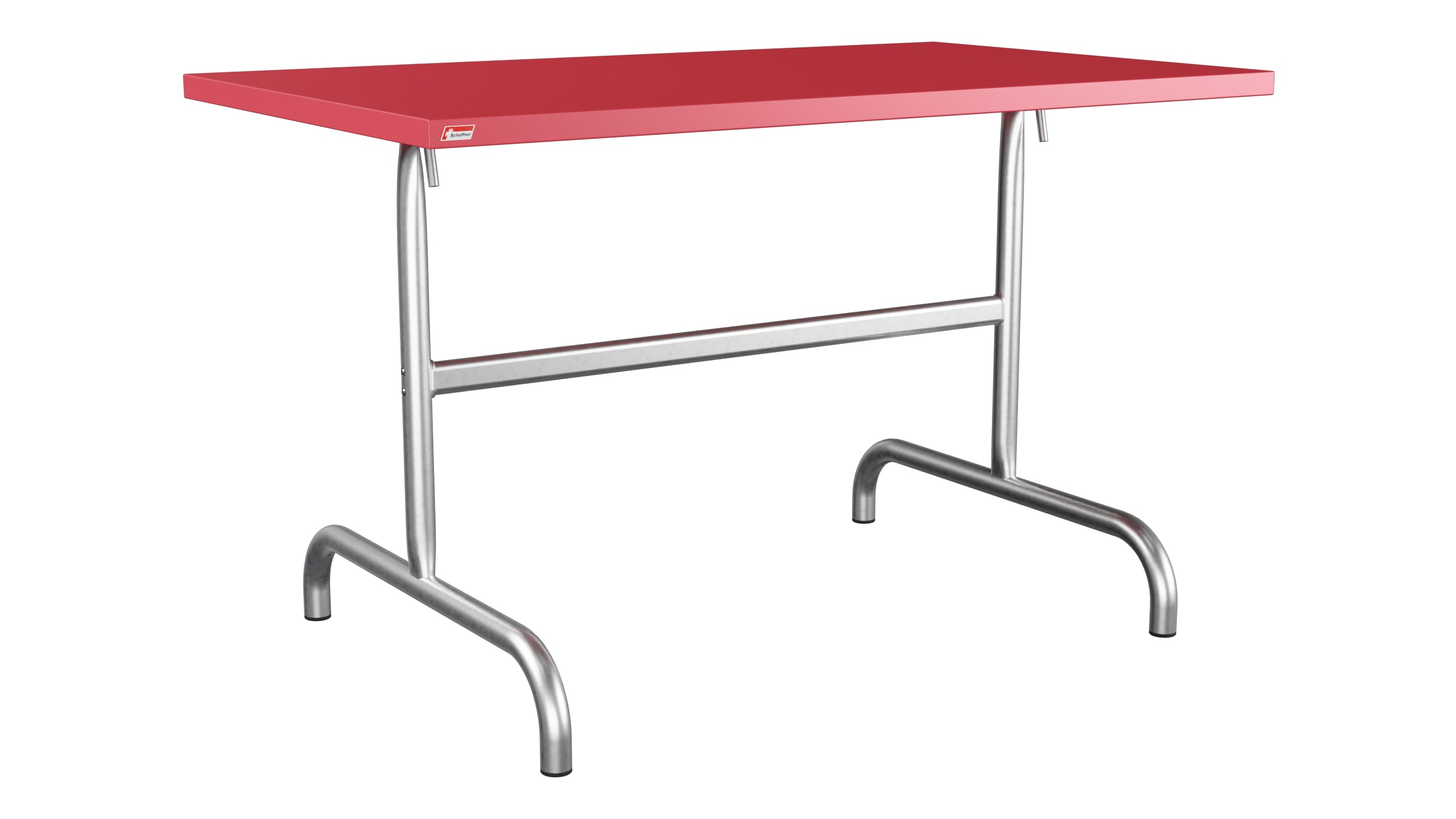 Säntis Metall-Gartentisch 117x70 klappbar in Ahornrot präsentiert im Onlineshop von KAQTU Design AG. Gartentisch ist von Schaffner