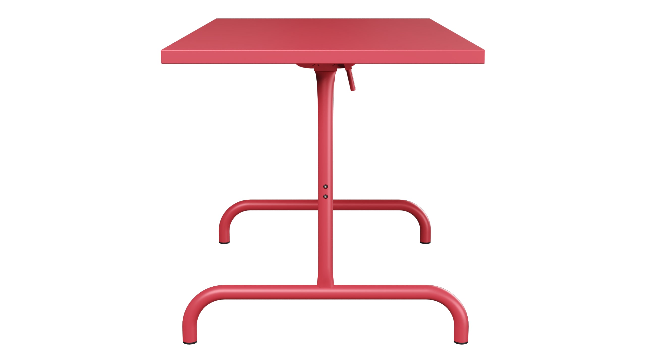 Säntis Metall-Gartentisch 117x70 klappbar in Ahornrot präsentiert im Onlineshop von KAQTU Design AG. Gartentisch ist von Schaffner