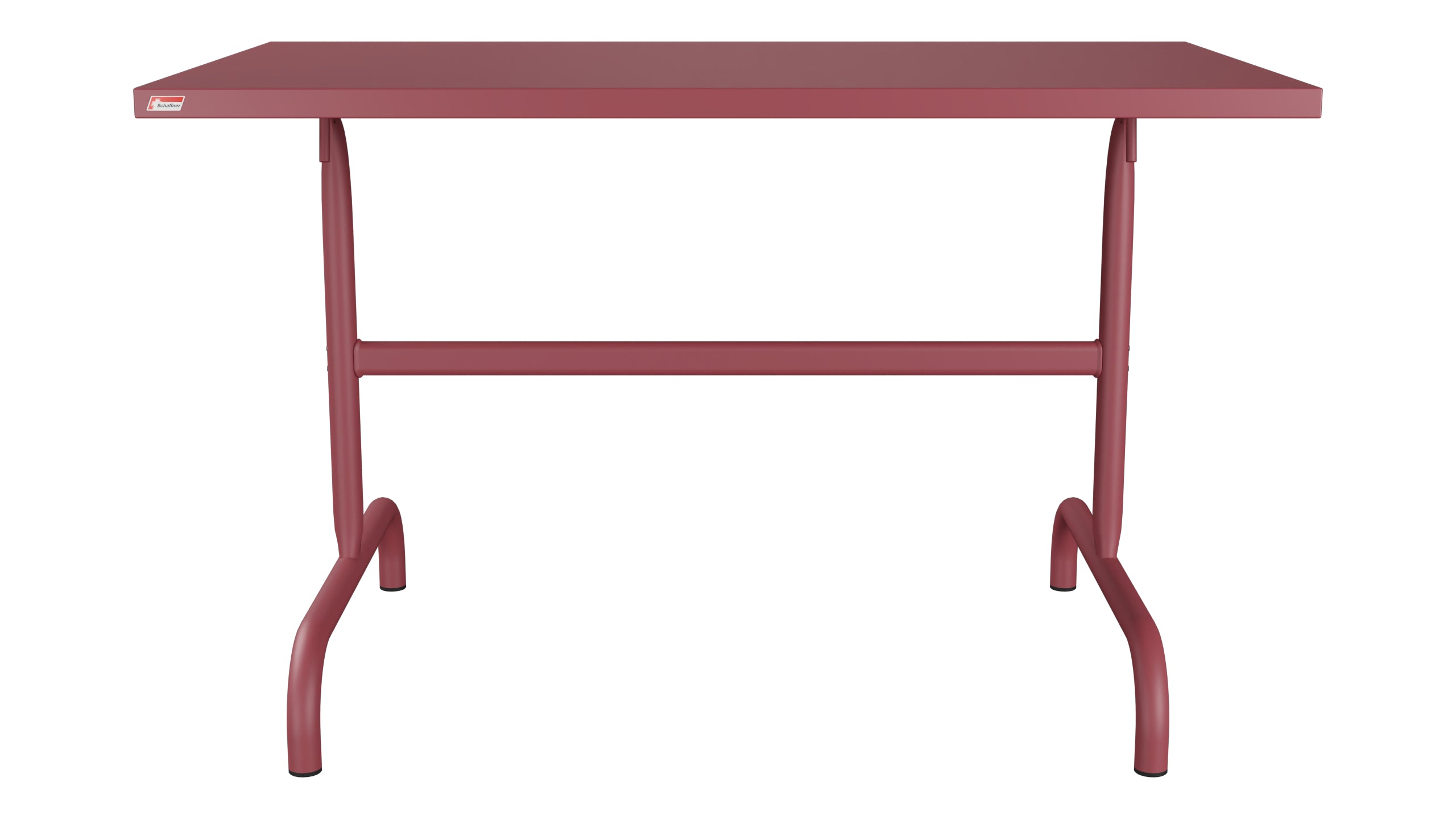 Säntis Metall-Gartentisch 117x70 klappbar in Bordeaux präsentiert im Onlineshop von KAQTU Design AG. Gartentisch ist von Schaffner