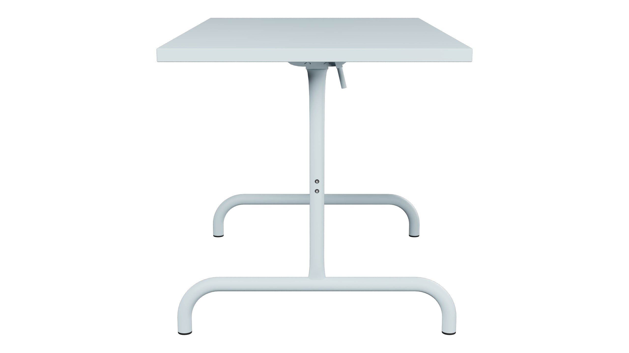Säntis Metall-Gartentisch 117x70 klappbar in Pastellblau präsentiert im Onlineshop von KAQTU Design AG. Gartentisch ist von Schaffner