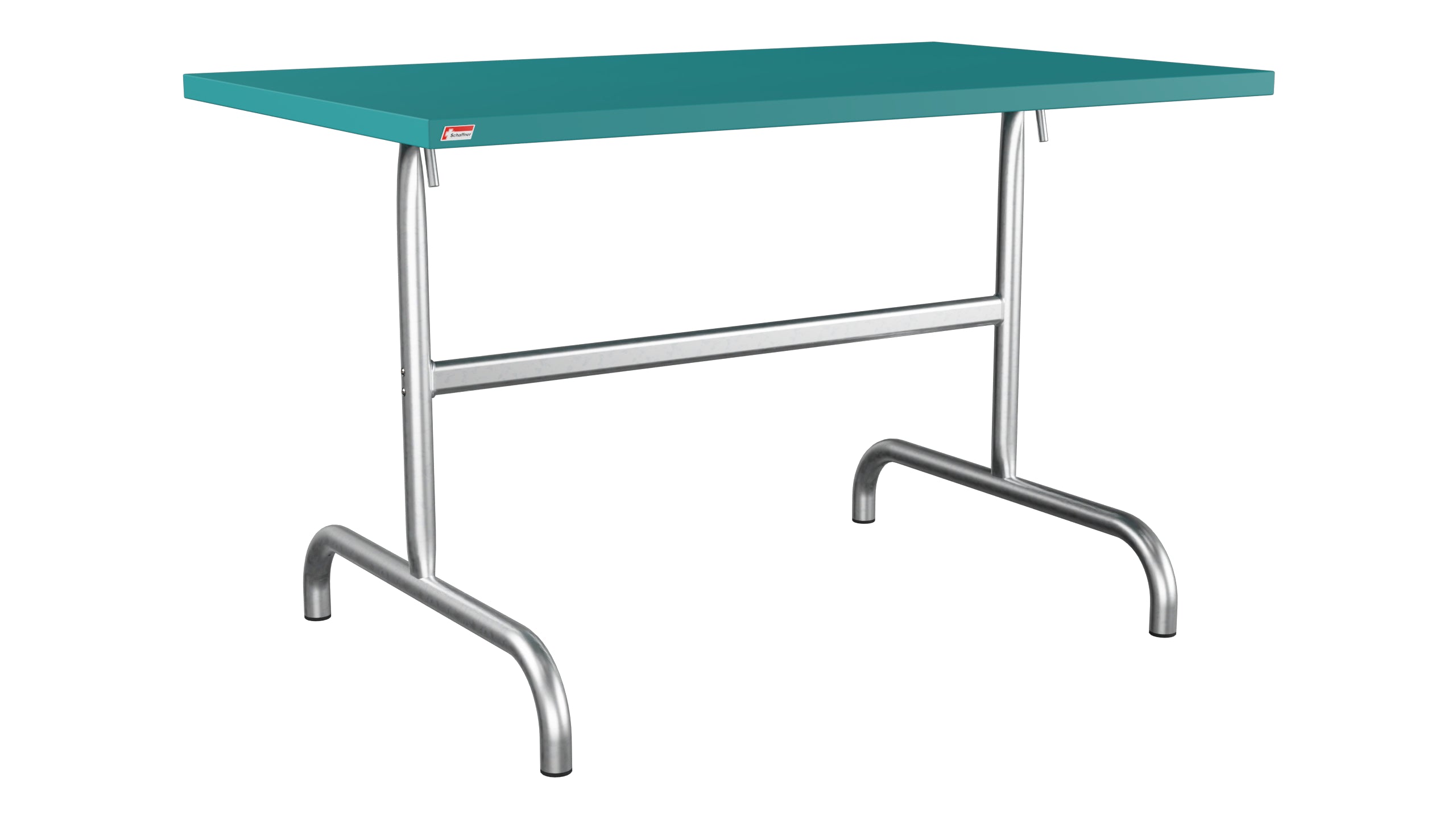 Säntis Metall-Gartentisch 117x70 klappbar in Kaliblau präsentiert im Onlineshop von KAQTU Design AG. Gartentisch ist von Schaffner