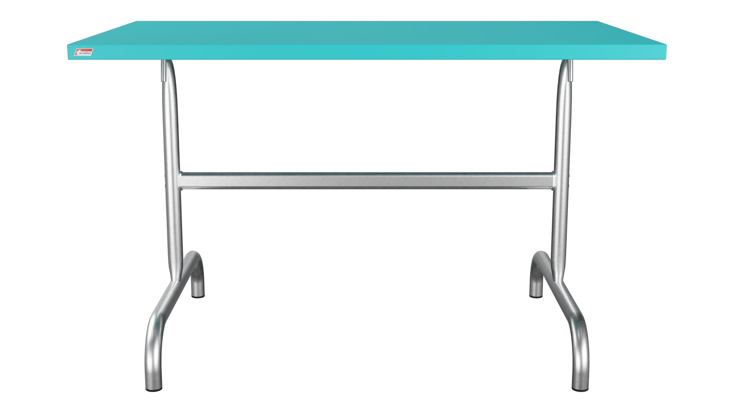 Säntis Metall-Gartentisch 117x70 klappbar in Türkis präsentiert im Onlineshop von KAQTU Design AG. Gartentisch ist von Schaffner