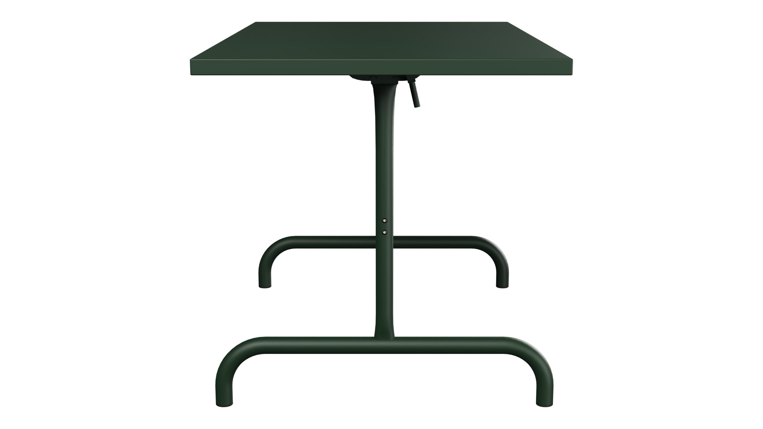 Säntis Metall-Gartentisch 117x70 klappbar in Tannengrün präsentiert im Onlineshop von KAQTU Design AG. Gartentisch ist von Schaffner