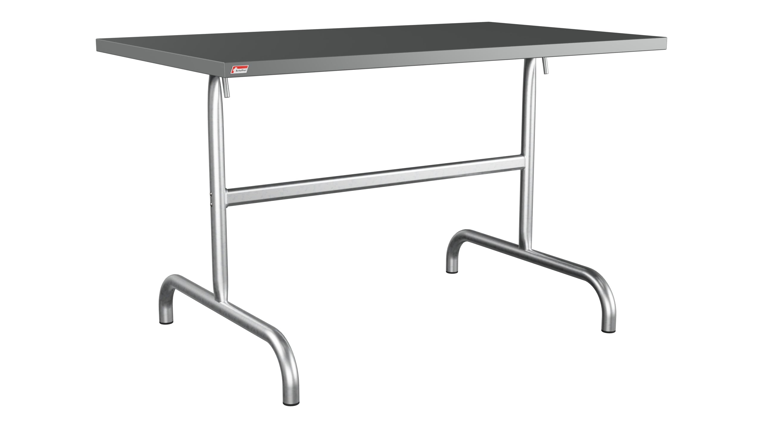 Säntis Metall-Gartentisch 117x70 klappbar in Graphit präsentiert im Onlineshop von KAQTU Design AG. Gartentisch ist von Schaffner