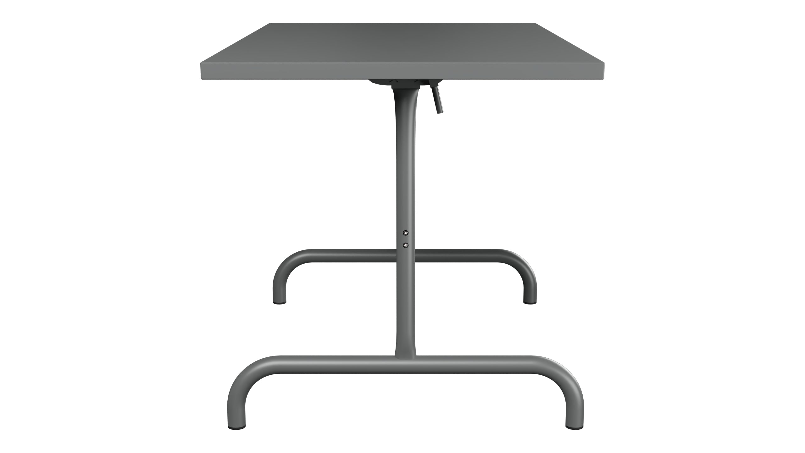 Säntis Metall-Gartentisch 117x70 klappbar in Graphit präsentiert im Onlineshop von KAQTU Design AG. Gartentisch ist von Schaffner