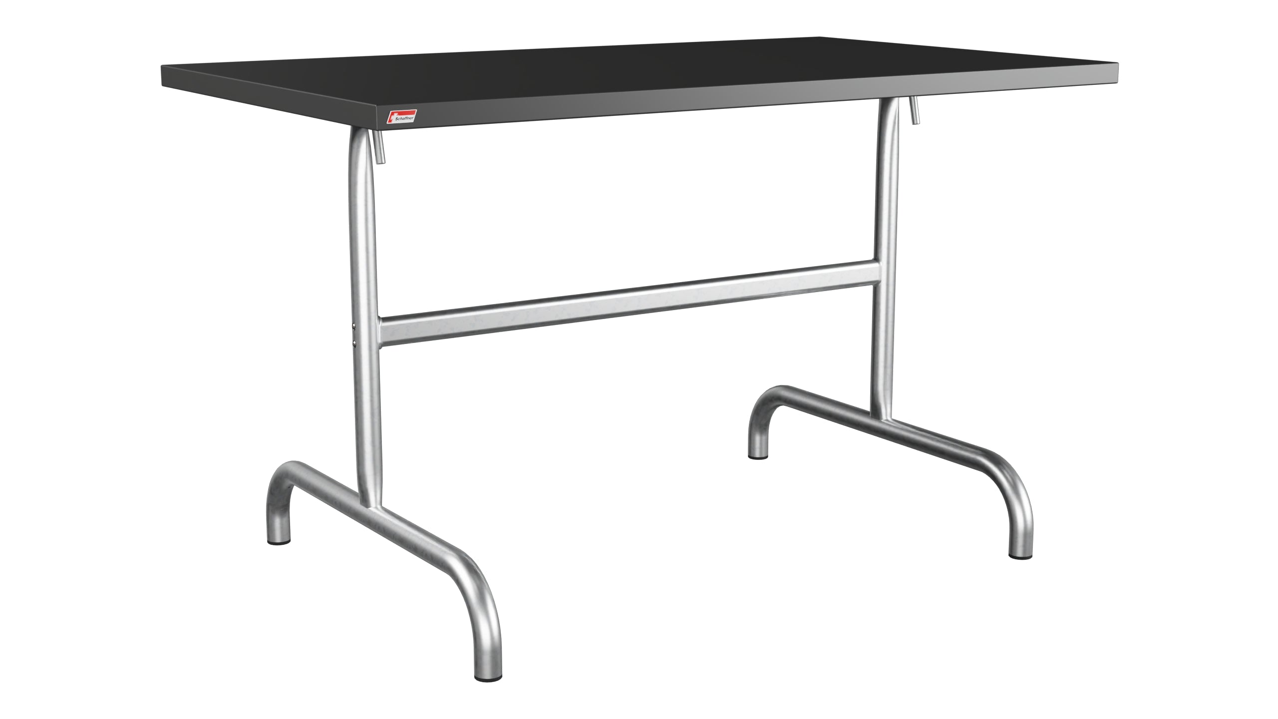 Säntis Metall-Gartentisch 117x70 klappbar in Anthrazit präsentiert im Onlineshop von KAQTU Design AG. Gartentisch ist von Schaffner