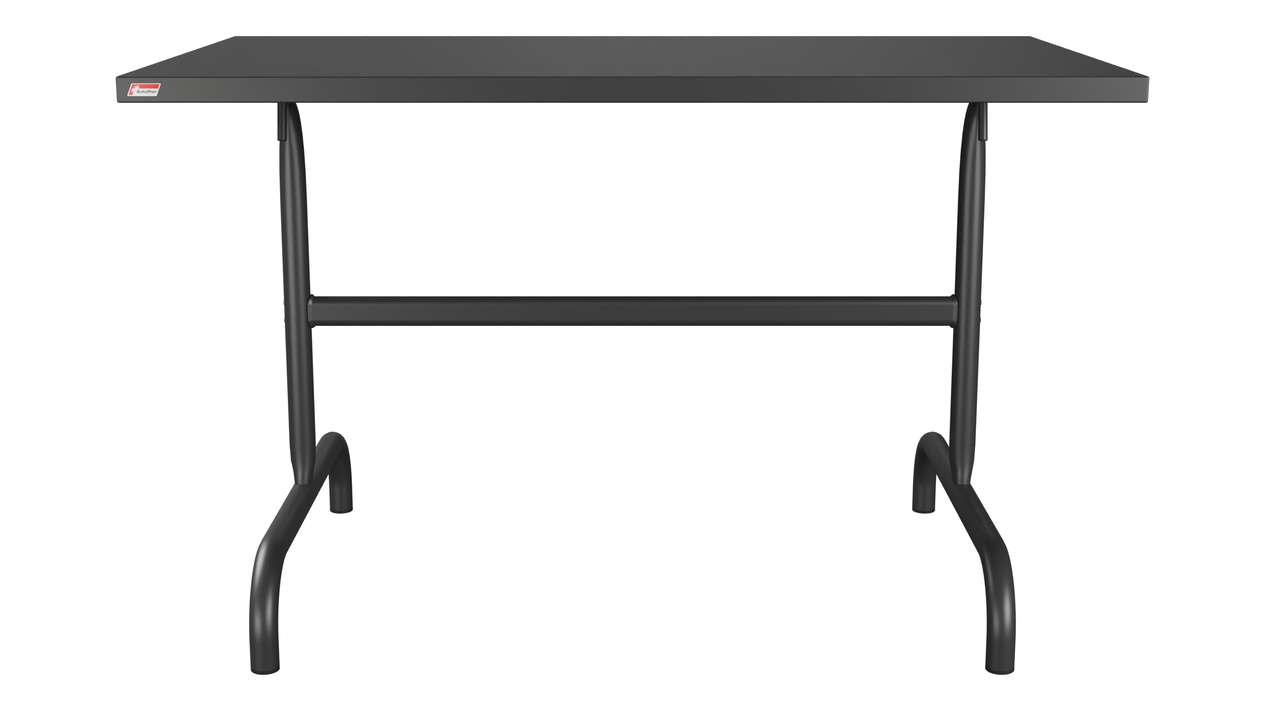 Säntis Metall-Gartentisch 117x70 klappbar in Anthrazit präsentiert im Onlineshop von KAQTU Design AG. Gartentisch ist von Schaffner