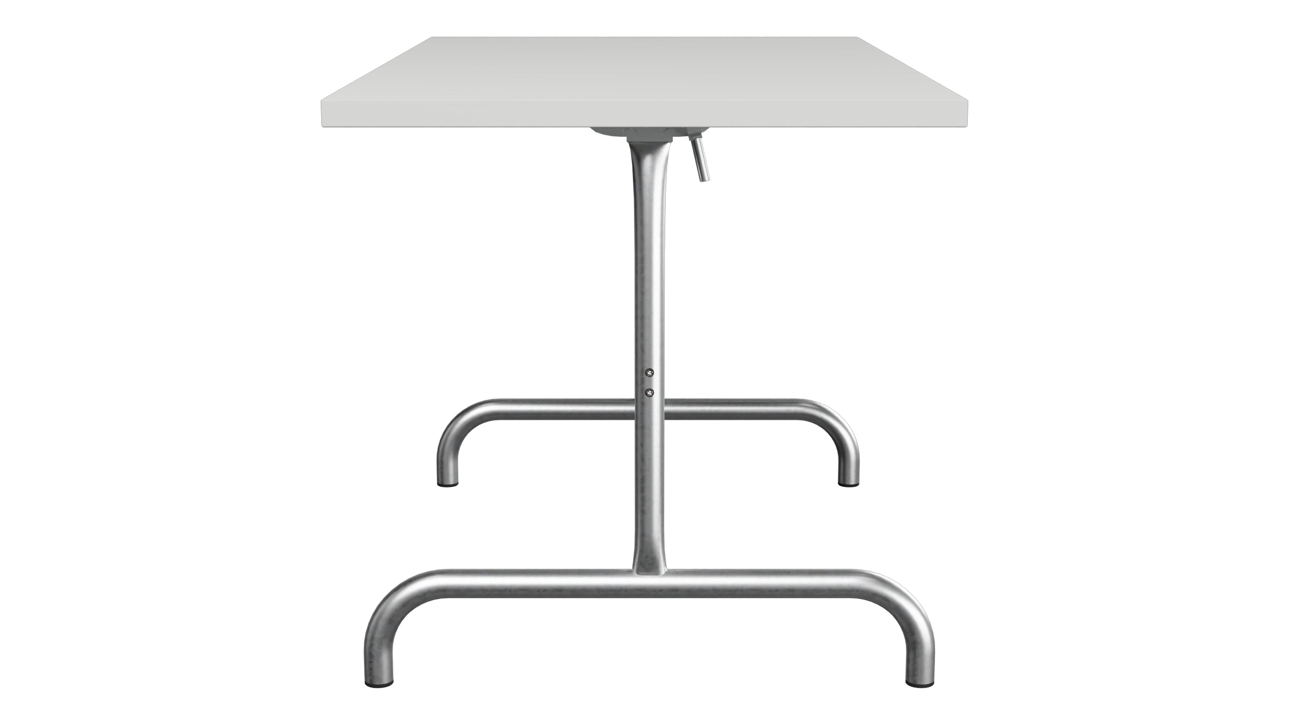 Säntis Metall-Gartentisch 117x70 klappbar in Alusilber präsentiert im Onlineshop von KAQTU Design AG. Gartentisch ist von Schaffner