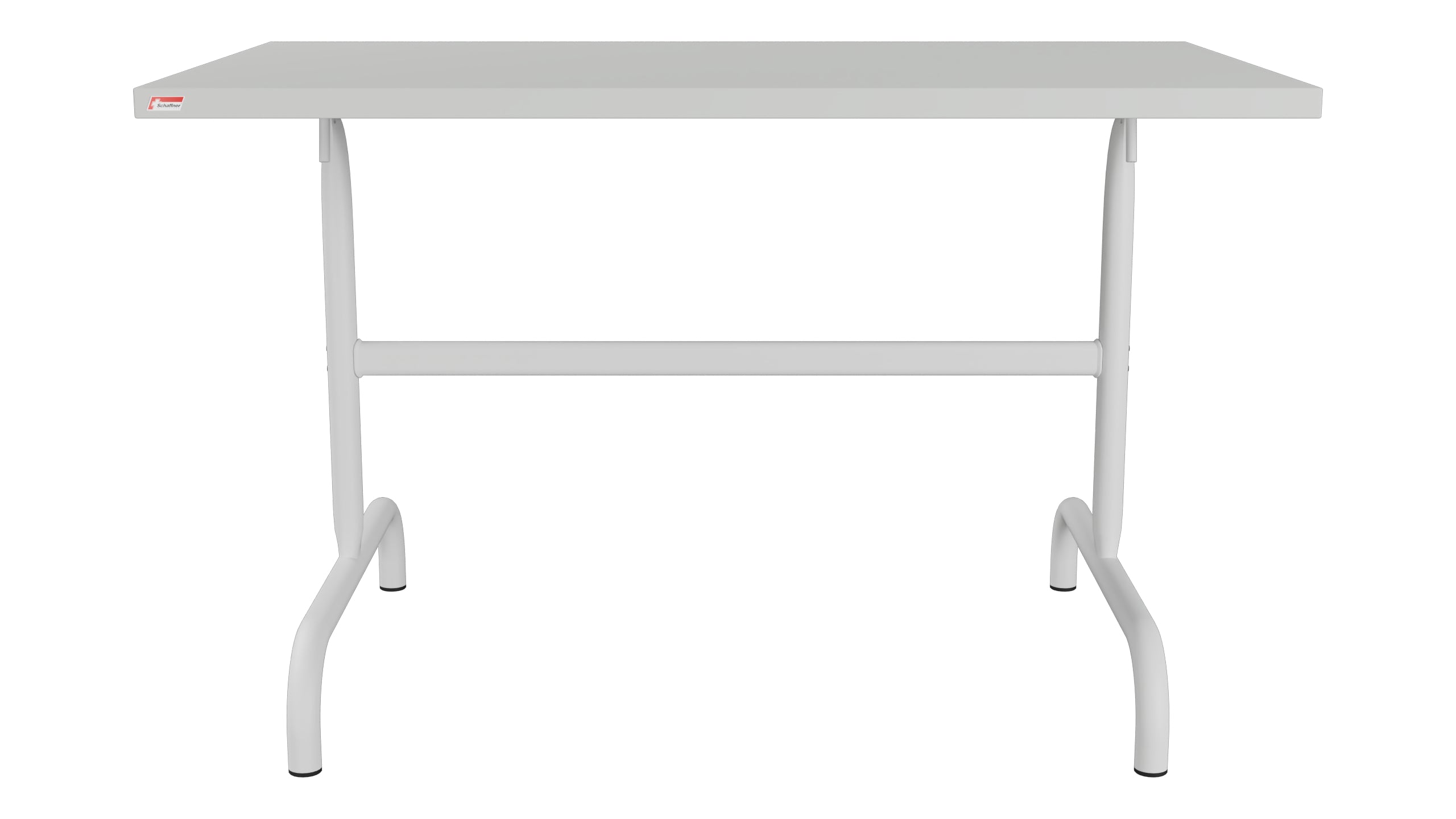 Säntis Metall-Gartentisch 117x70 klappbar in Alusilber präsentiert im Onlineshop von KAQTU Design AG. Gartentisch ist von Schaffner