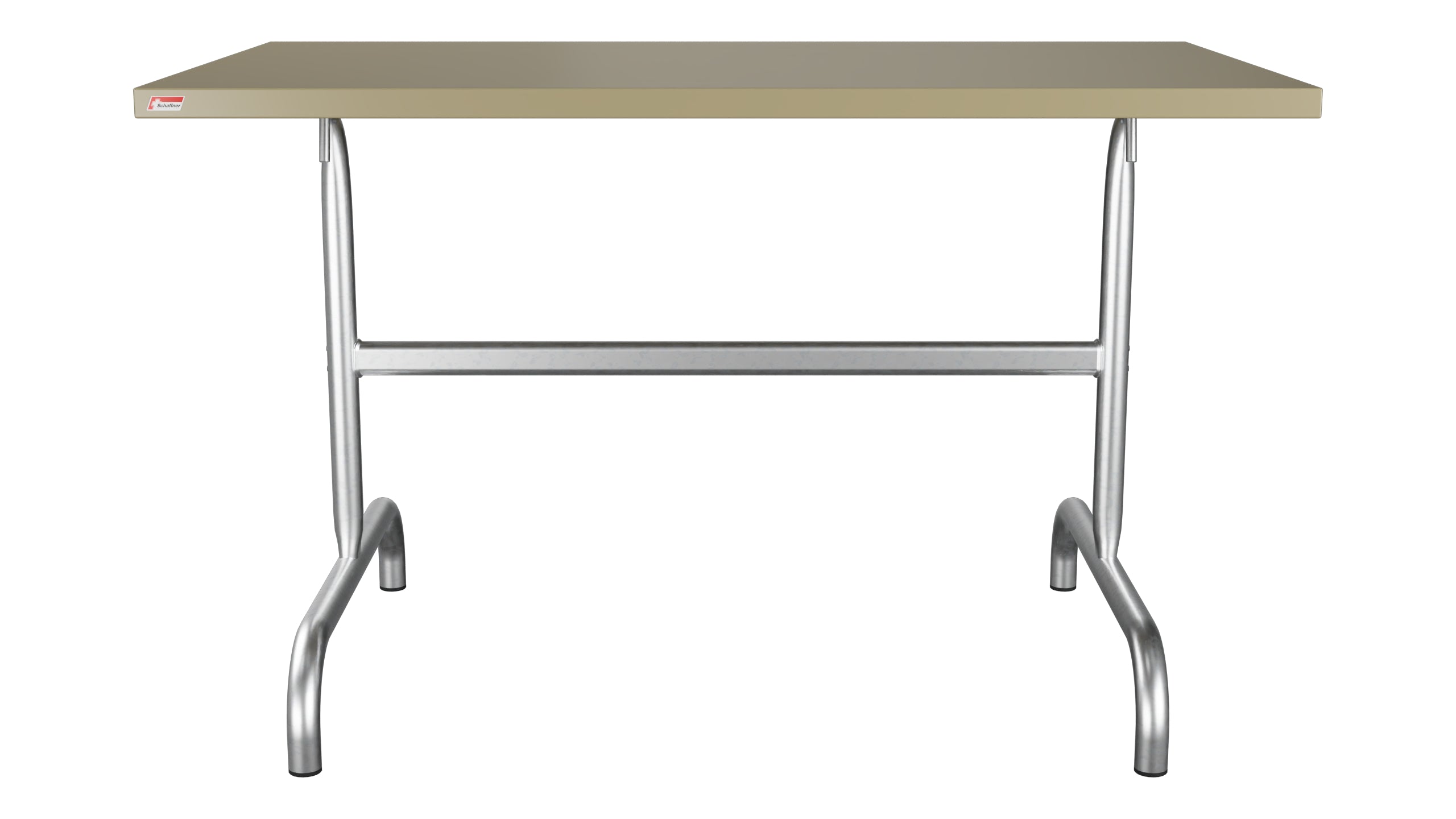 Säntis Metall-Gartentisch 117x70 klappbar in Champagner präsentiert im Onlineshop von KAQTU Design AG. Gartentisch ist von Schaffner