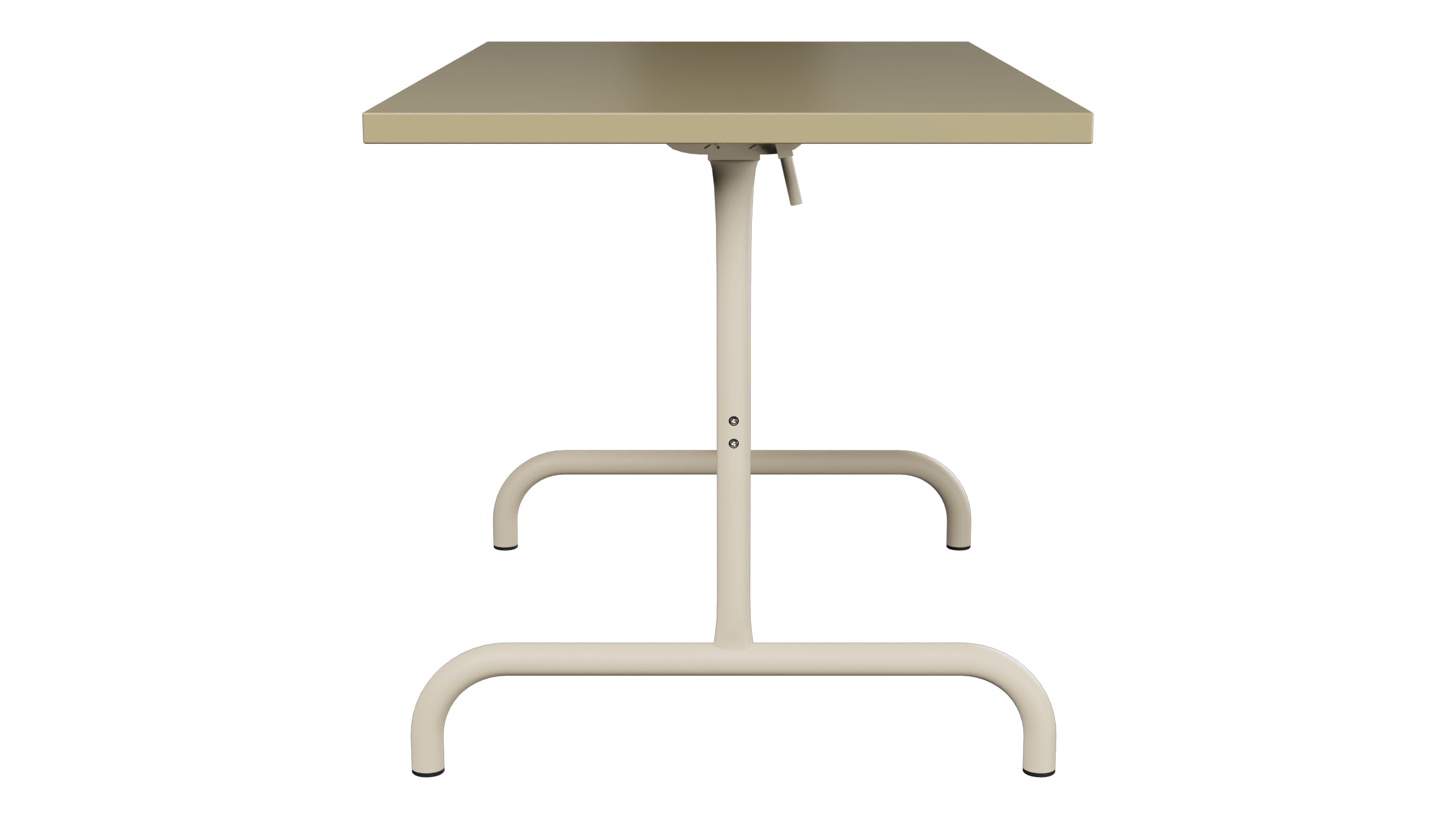 Säntis Metall-Gartentisch 117x70 klappbar in Champagner präsentiert im Onlineshop von KAQTU Design AG. Gartentisch ist von Schaffner