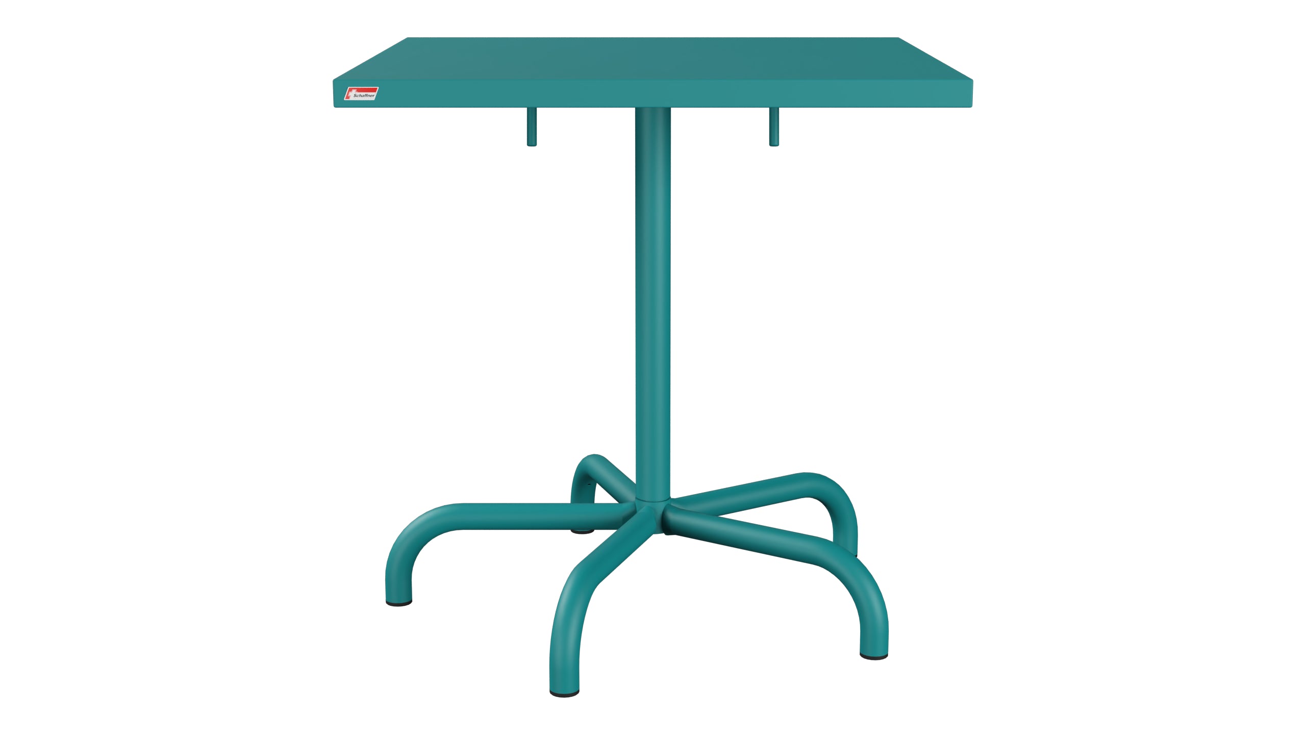 Säntis Metall-Gartentisch 70x70 klappbar in Kaliblau präsentiert im Onlineshop von KAQTU Design AG. Gartentisch ist von Schaffner