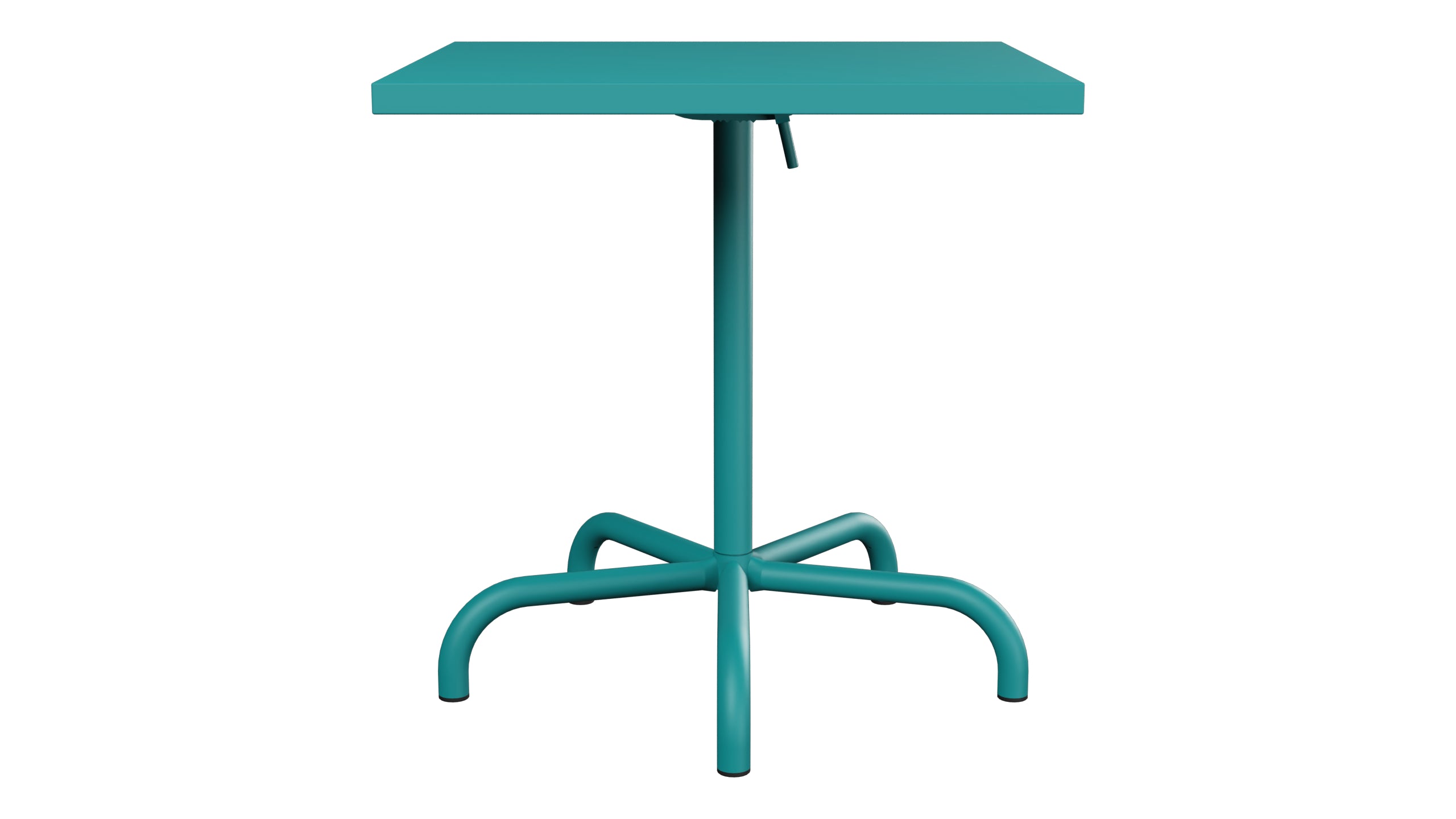 Säntis Metall-Gartentisch 70x70 klappbar in Kaliblau präsentiert im Onlineshop von KAQTU Design AG. Gartentisch ist von Schaffner