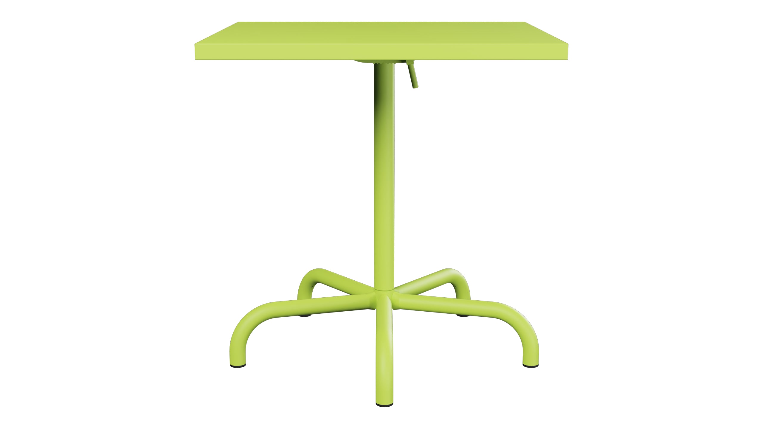 Säntis Metall-Gartentisch 70x70 klappbar in Hellgrün präsentiert im Onlineshop von KAQTU Design AG. Gartentisch ist von Schaffner