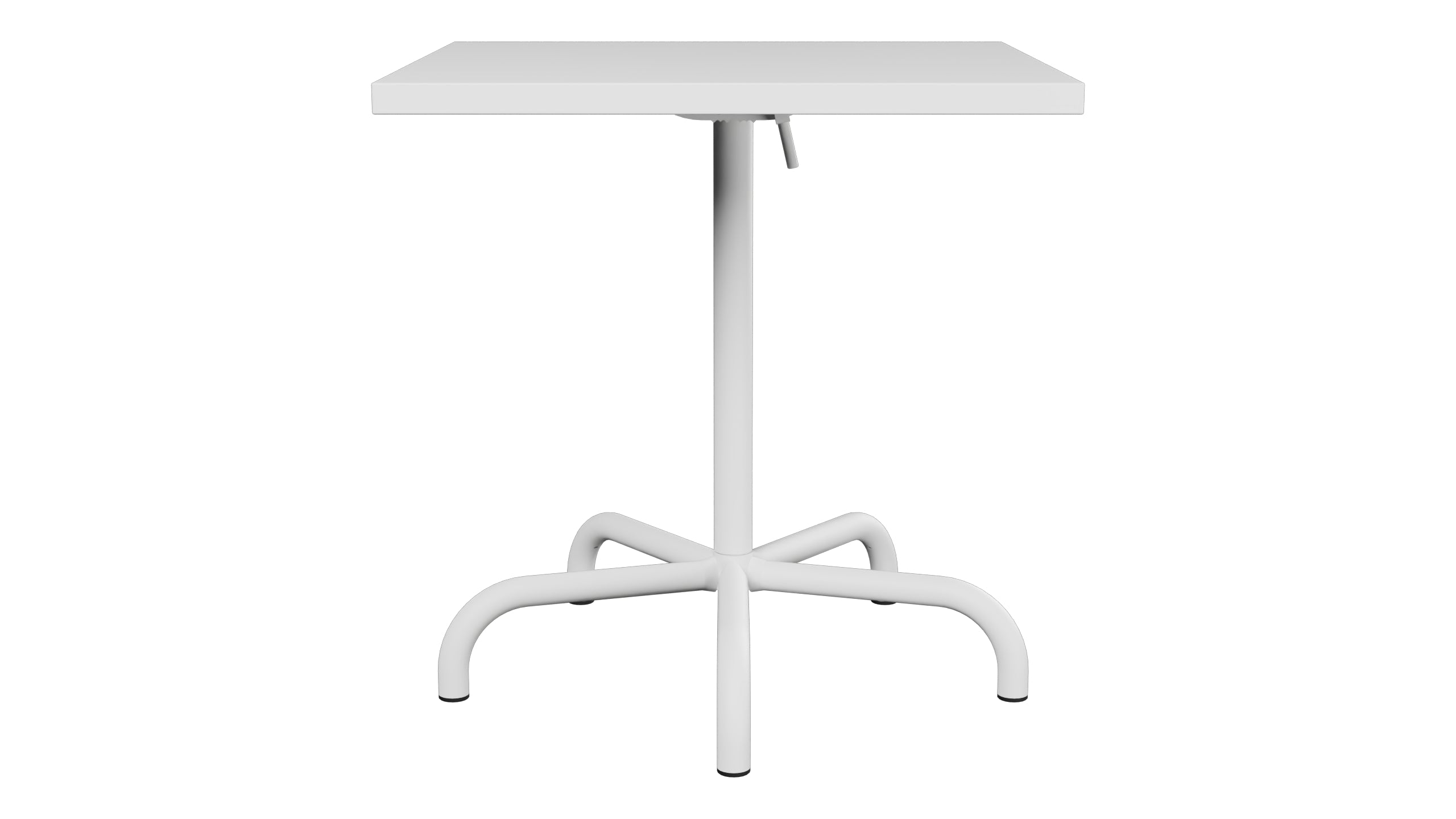 Säntis Metall-Gartentisch 70x70 klappbar in Weiss präsentiert im Onlineshop von KAQTU Design AG. Gartentisch ist von Schaffner
