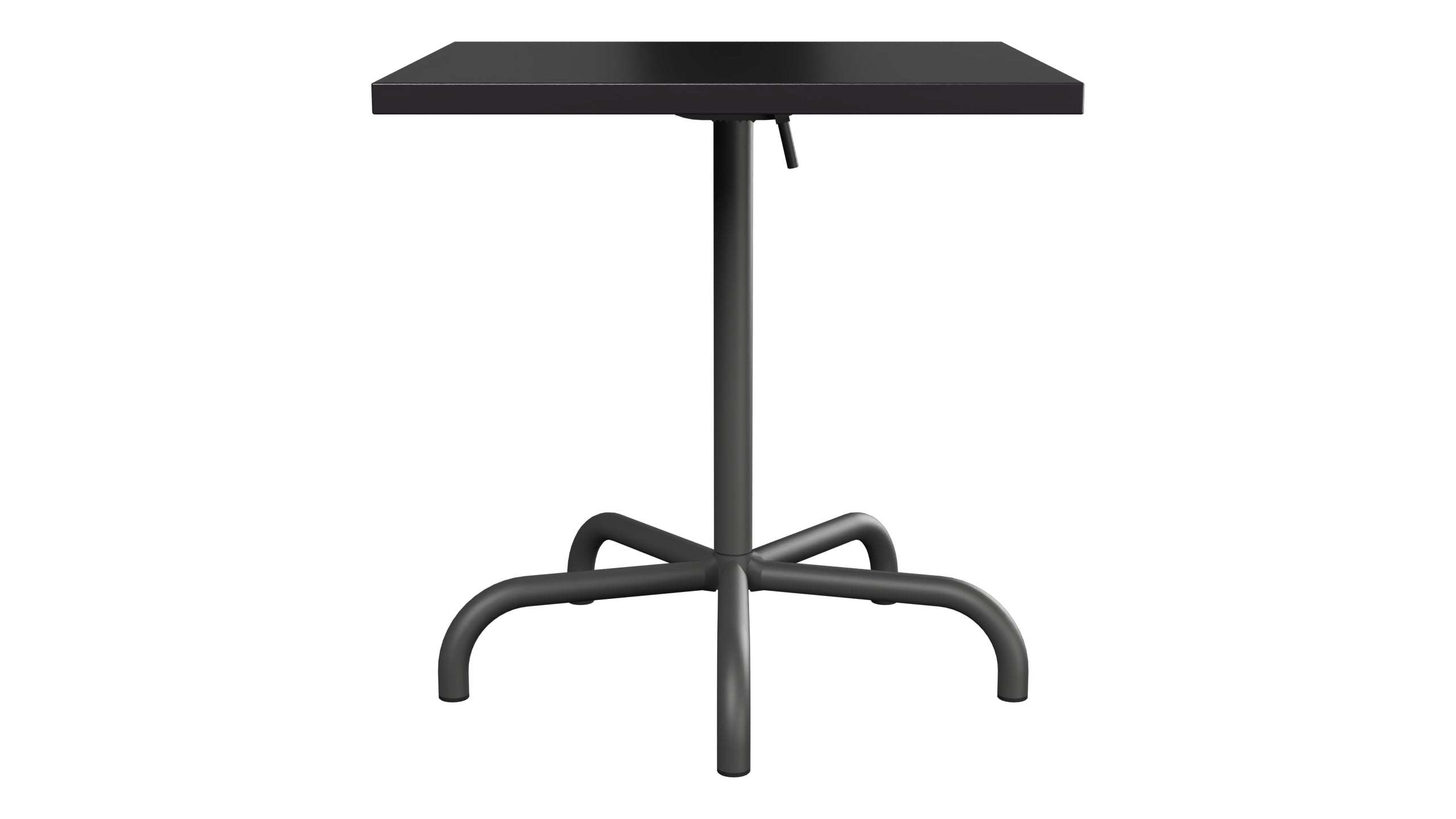 Säntis Metall-Gartentisch 70x70 klappbar in Schwarz präsentiert im Onlineshop von KAQTU Design AG. Gartentisch ist von Schaffner