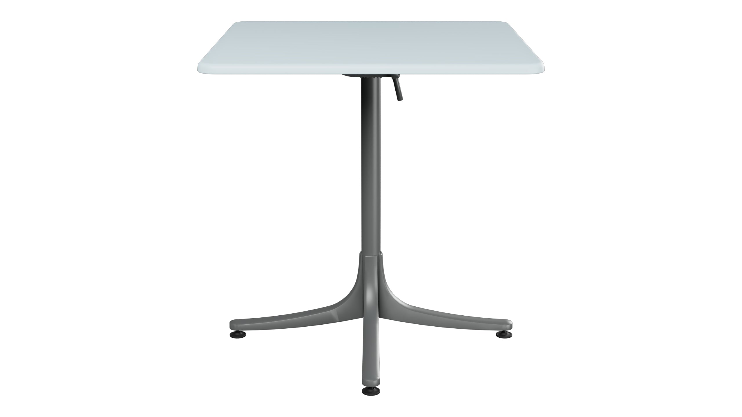 Schaffhausen Glasfaser-Gartentisch 70x70 klappbar in Pastellblau präsentiert im Onlineshop von KAQTU Design AG. Gartentisch ist von Schaffner
