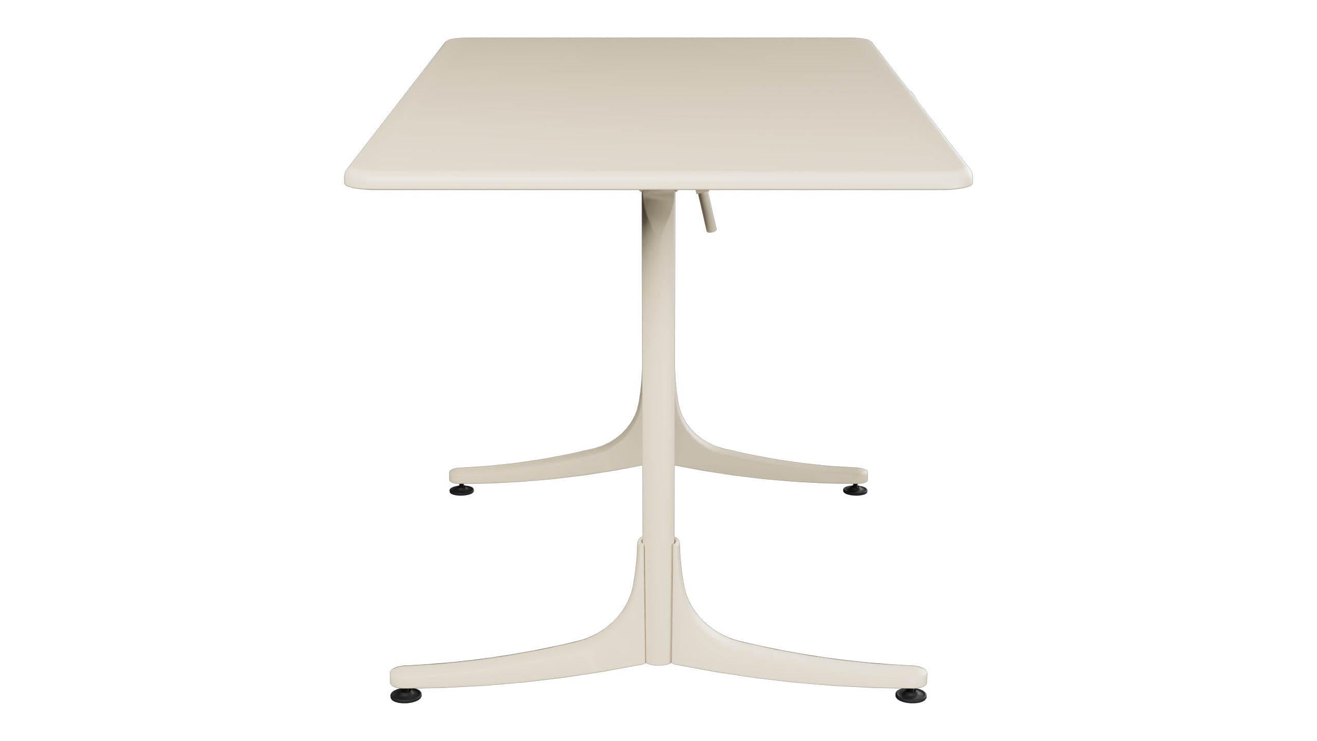 Schaffhausen Glasfaser-Gartentisch 120x70 klappbar in Pastellsand präsentiert im Onlineshop von KAQTU Design AG. Gartentisch ist von Schaffner