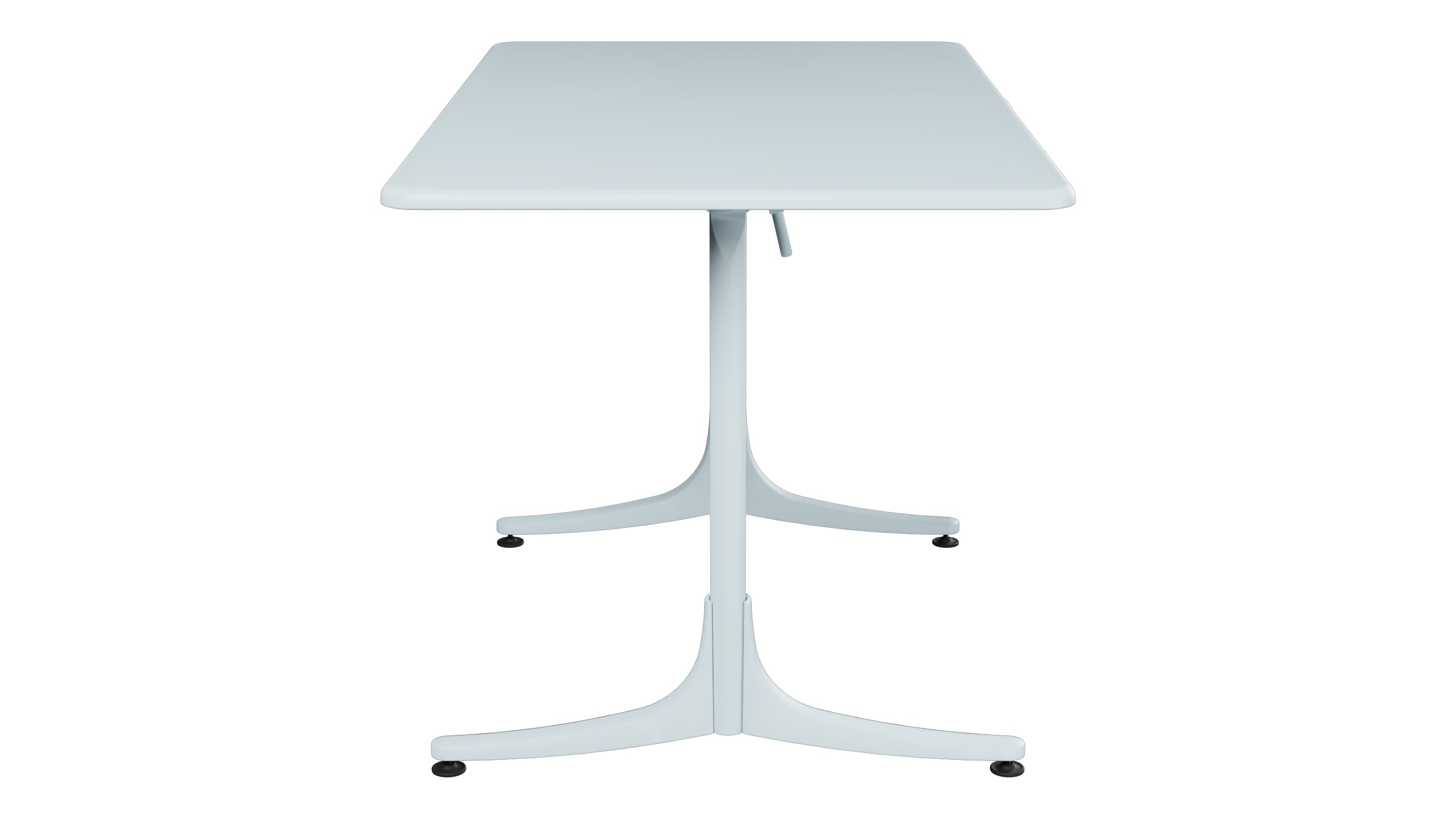 Schaffhausen Glasfaser-Gartentisch 120x70 klappbar in Pastellblau präsentiert im Onlineshop von KAQTU Design AG. Gartentisch ist von Schaffner
