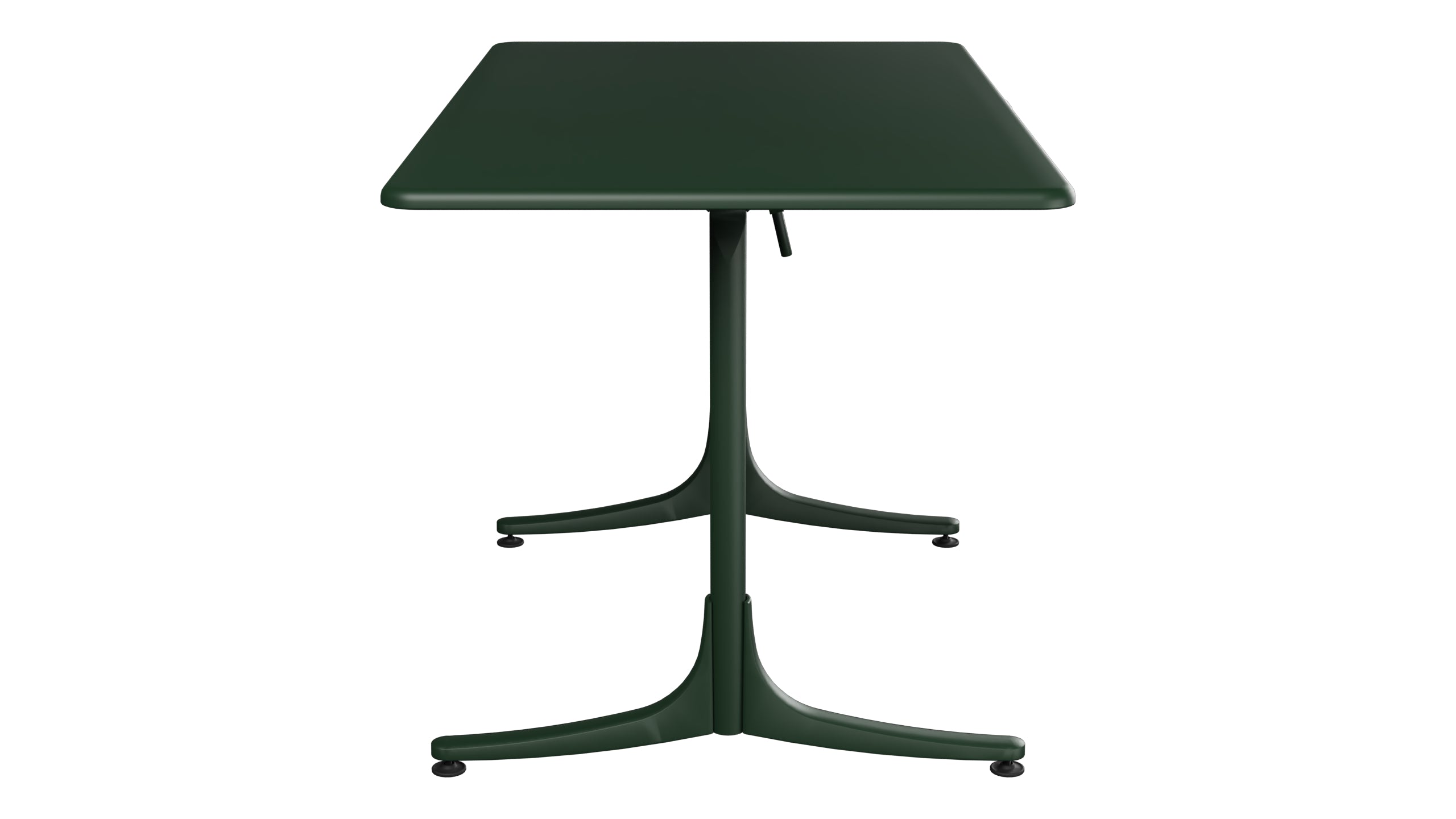 Schaffhausen Glasfaser-Gartentisch 120x70 klappbar in Tannengrün präsentiert im Onlineshop von KAQTU Design AG. Gartentisch ist von Schaffner