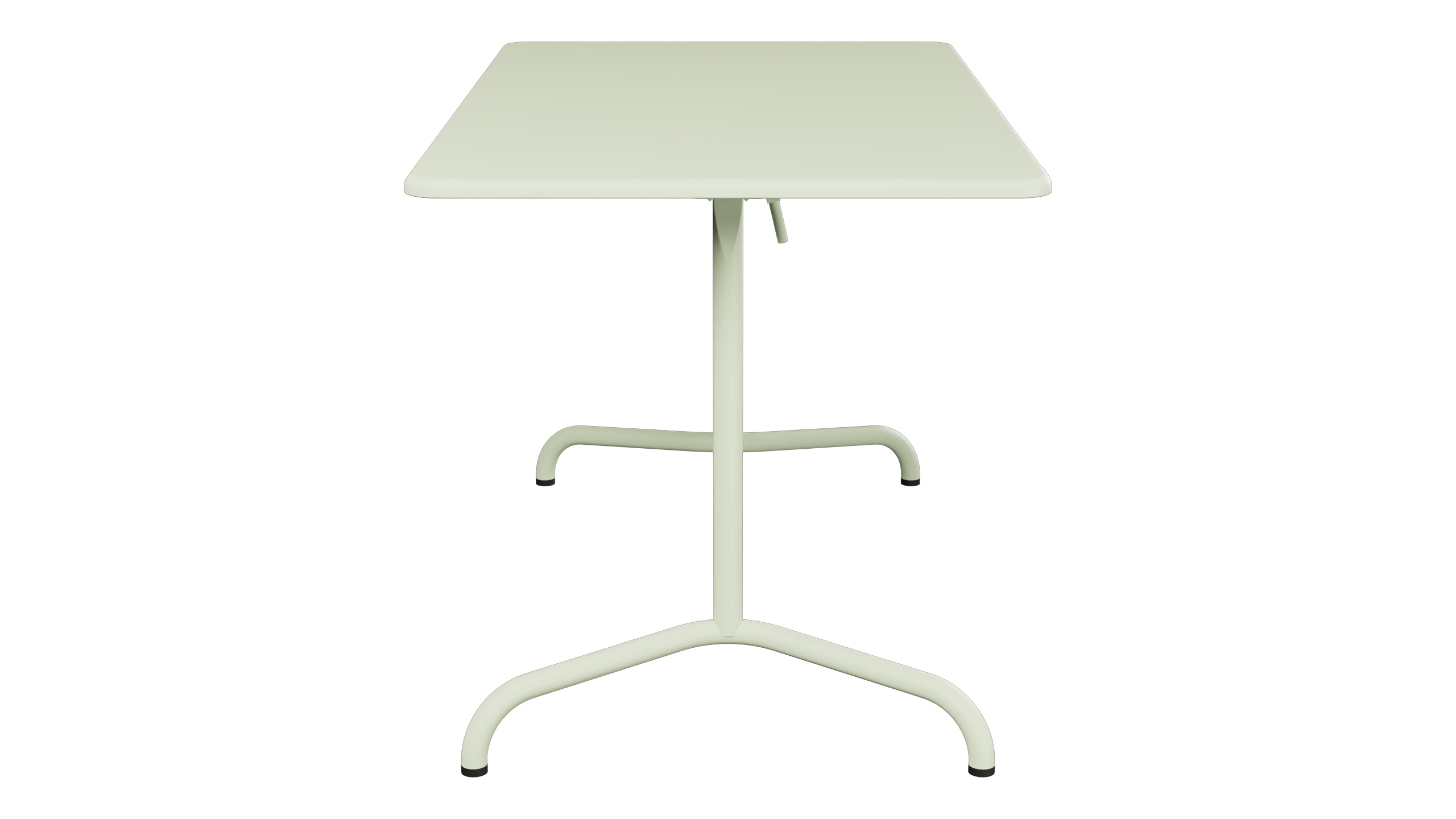 Davos Glasfaser-Gartentisch 120x70 klappbar in Pastellgrün präsentiert im Onlineshop von KAQTU Design AG. Gartentisch ist von Schaffner
