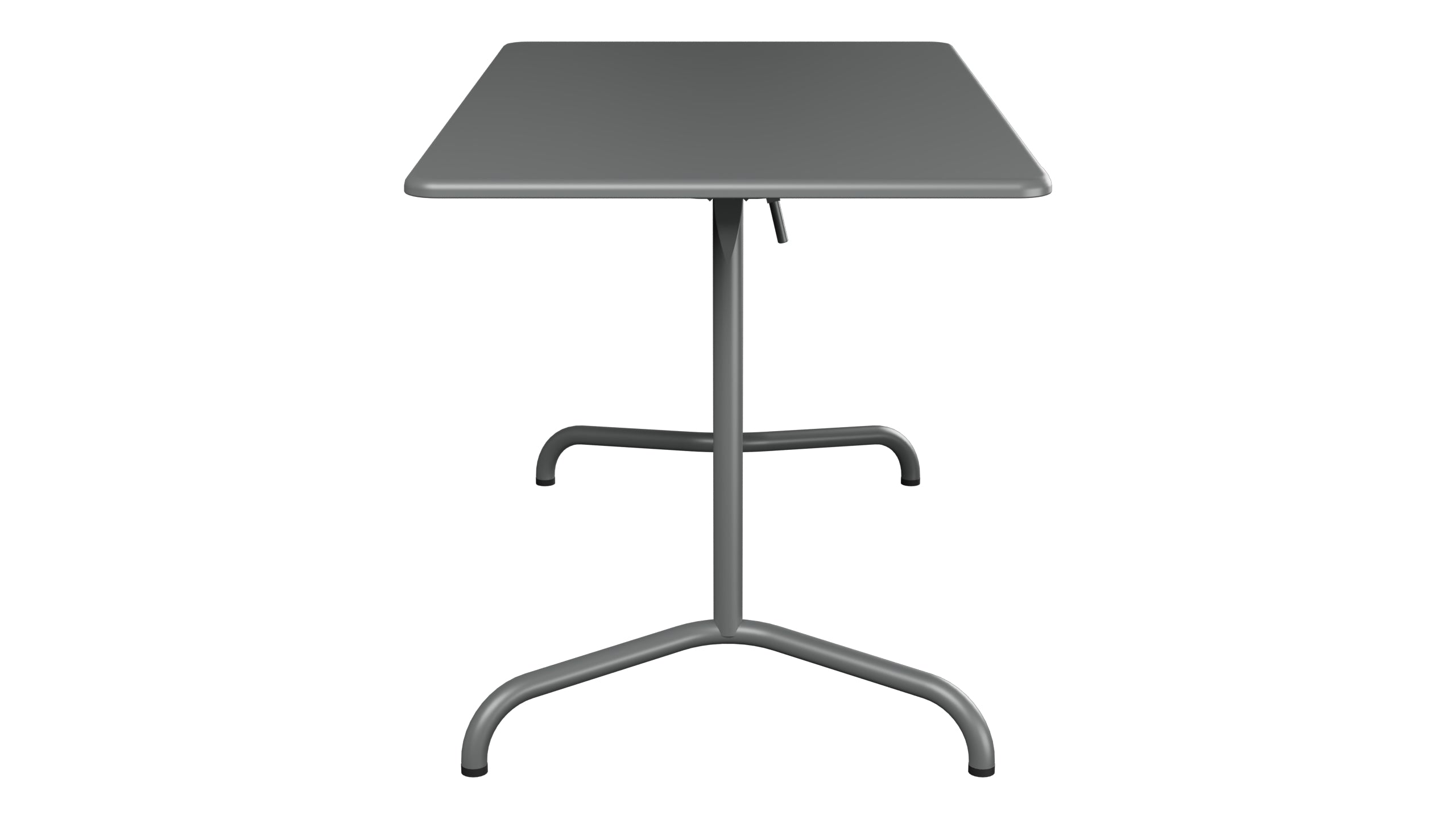 Davos Glasfaser-Gartentisch 120x70 klappbar in Graphit präsentiert im Onlineshop von KAQTU Design AG. Gartentisch ist von Schaffner