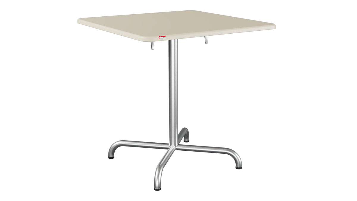 Davos Glasfaser-Gartentisch 70x70 klappbar in Pastellsand präsentiert im Onlineshop von KAQTU Design AG. Gartentisch ist von Schaffner