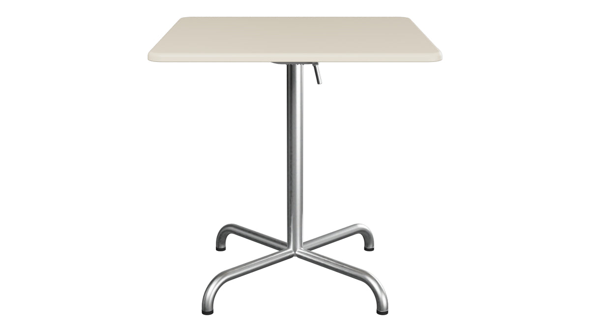Davos Glasfaser-Gartentisch 70x70 klappbar in Pastellsand präsentiert im Onlineshop von KAQTU Design AG. Gartentisch ist von Schaffner
