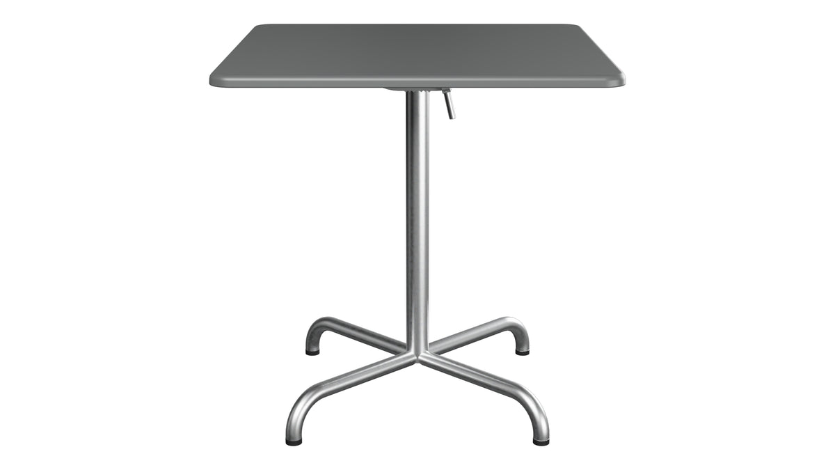 Davos Glasfaser-Gartentisch 70x70 klappbar in Graphit präsentiert im Onlineshop von KAQTU Design AG. Gartentisch ist von Schaffner