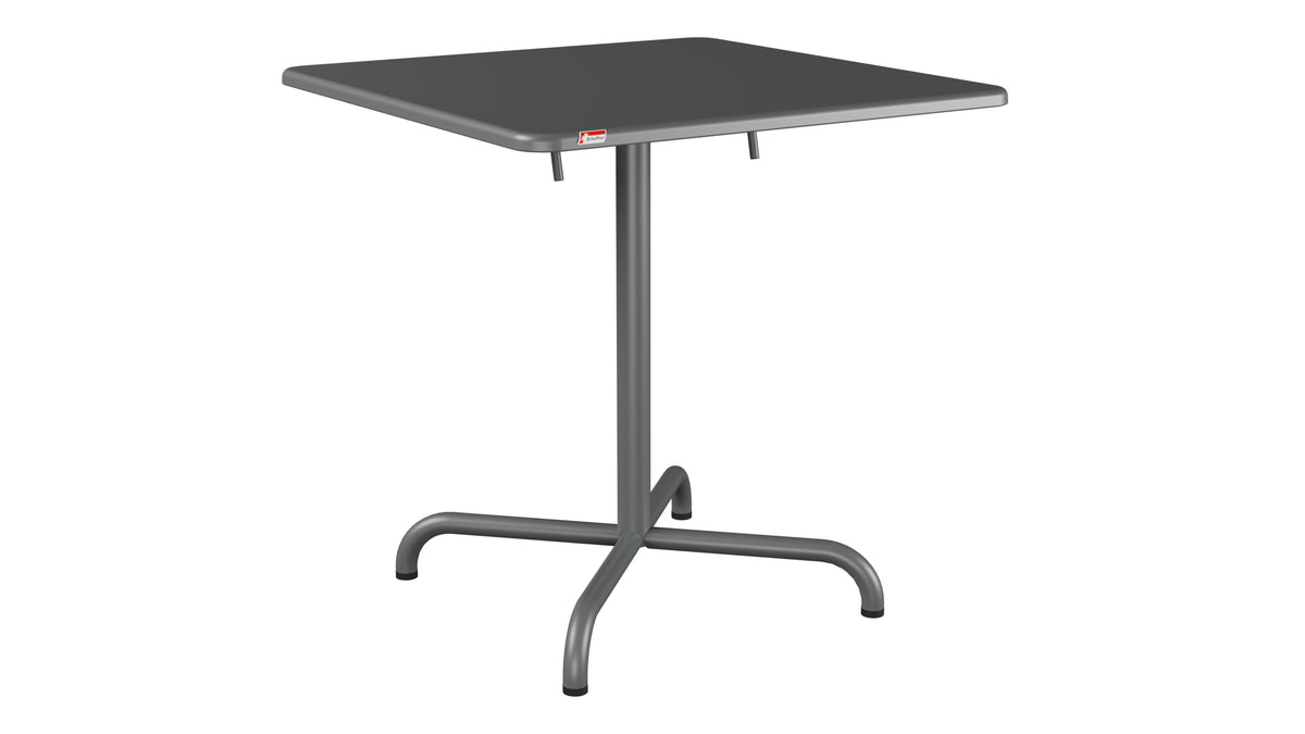 Davos Glasfaser-Gartentisch 70x70 klappbar in Graphit präsentiert im Onlineshop von KAQTU Design AG. Gartentisch ist von Schaffner