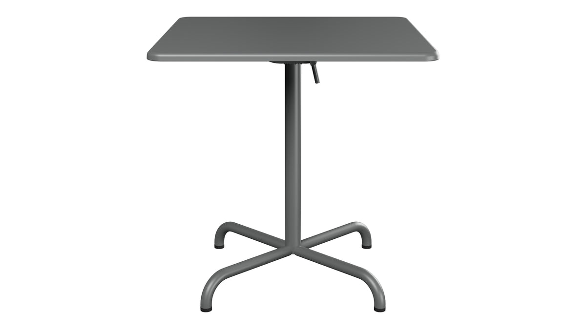 Davos Glasfaser-Gartentisch 70x70 klappbar in Graphit präsentiert im Onlineshop von KAQTU Design AG. Gartentisch ist von Schaffner