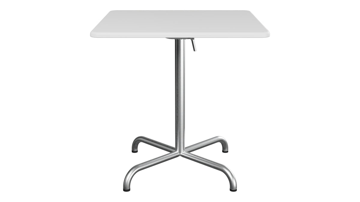 Davos Glasfaser-Gartentisch 70x70 klappbar in Weiss präsentiert im Onlineshop von KAQTU Design AG. Gartentisch ist von Schaffner