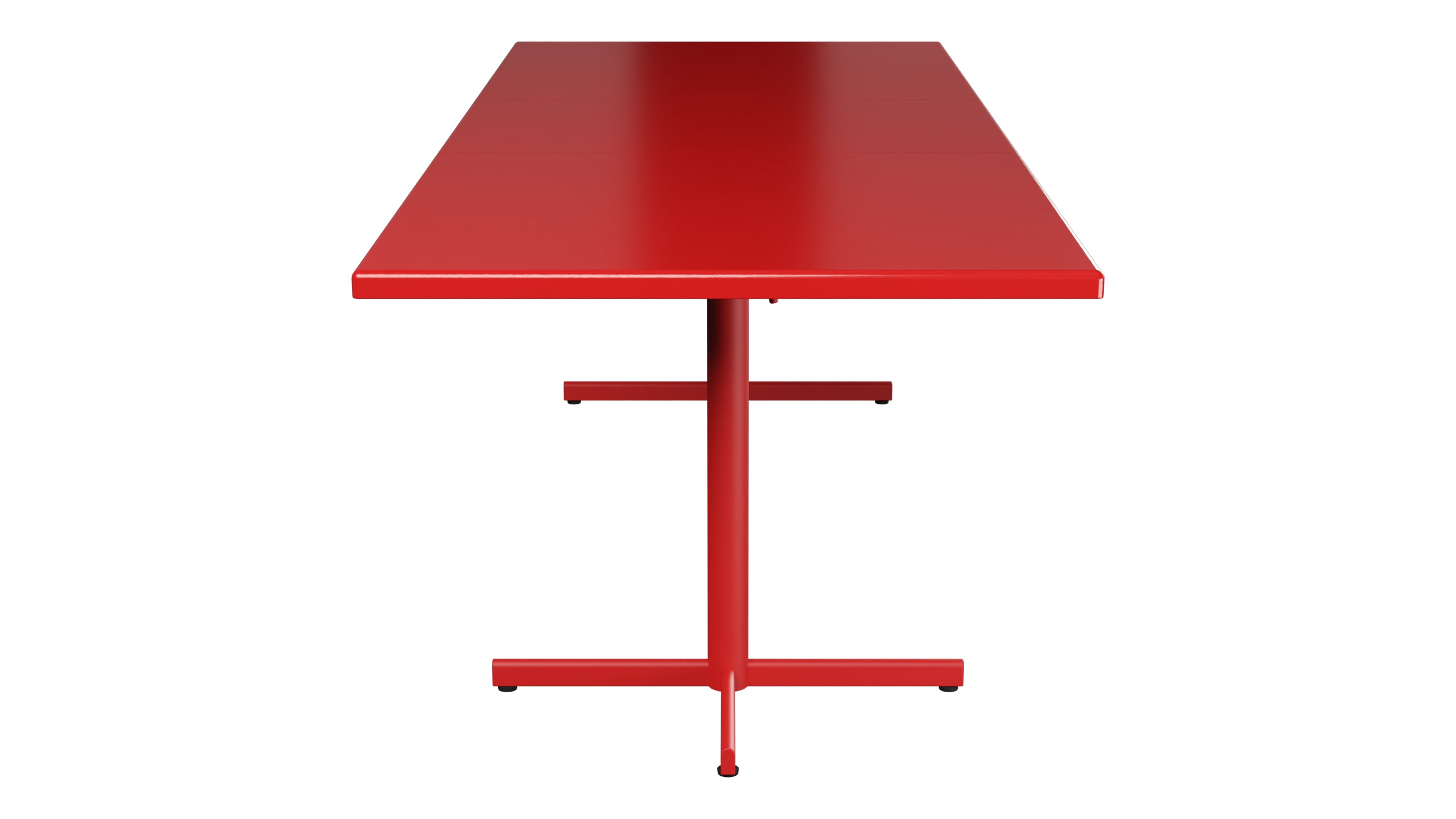 Bodensee Glasfaser-Gartentisch 176/234x95 eckig klappbar, ausziehbar in Rot präsentiert im Onlineshop von KAQTU Design AG. Gartentisch ist von Schaffner
