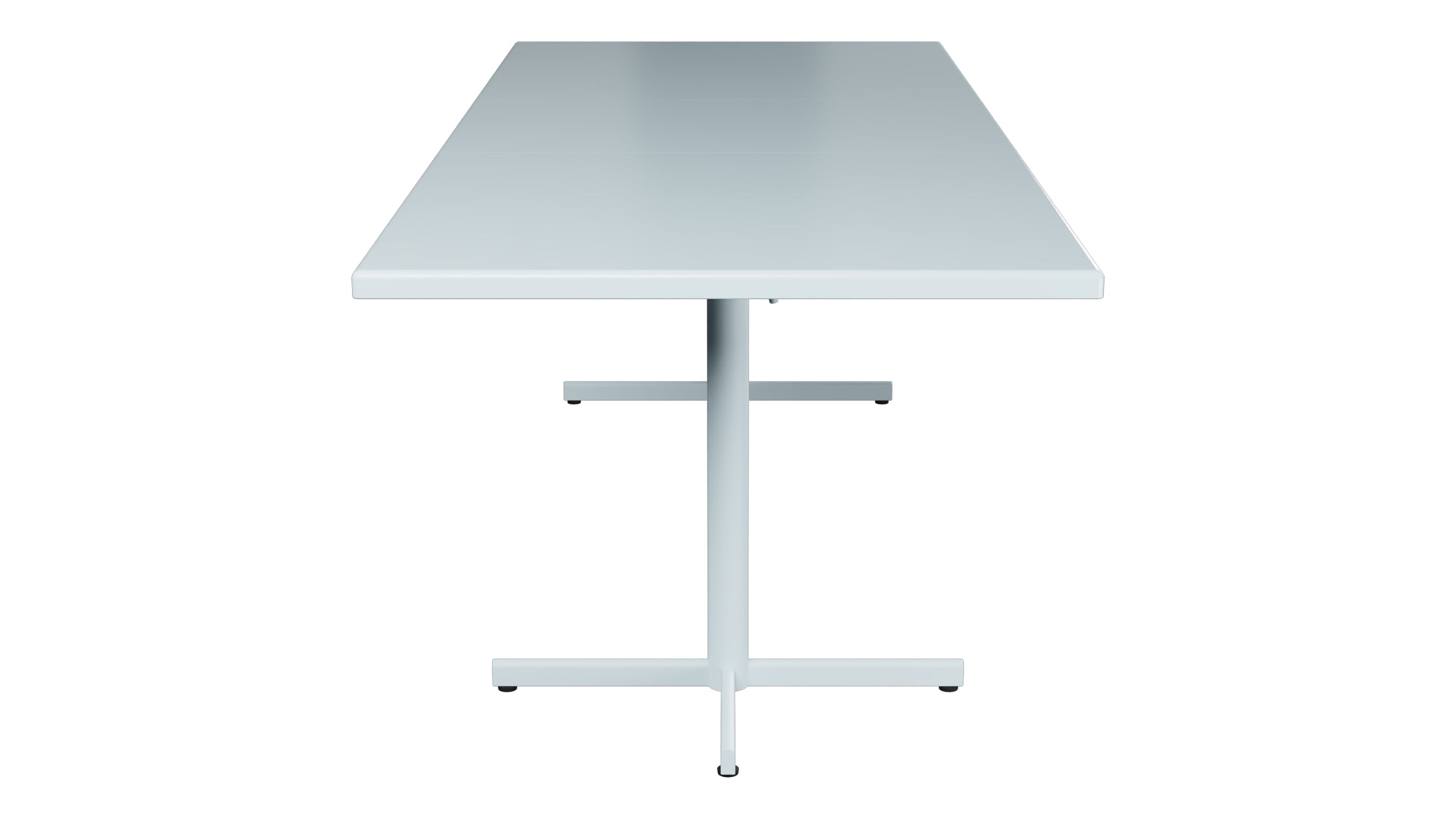 Bodensee Glasfaser-Gartentisch 176/234x95 eckig klappbar, ausziehbar in Pastellblau präsentiert im Onlineshop von KAQTU Design AG. Gartentisch ist von Schaffner