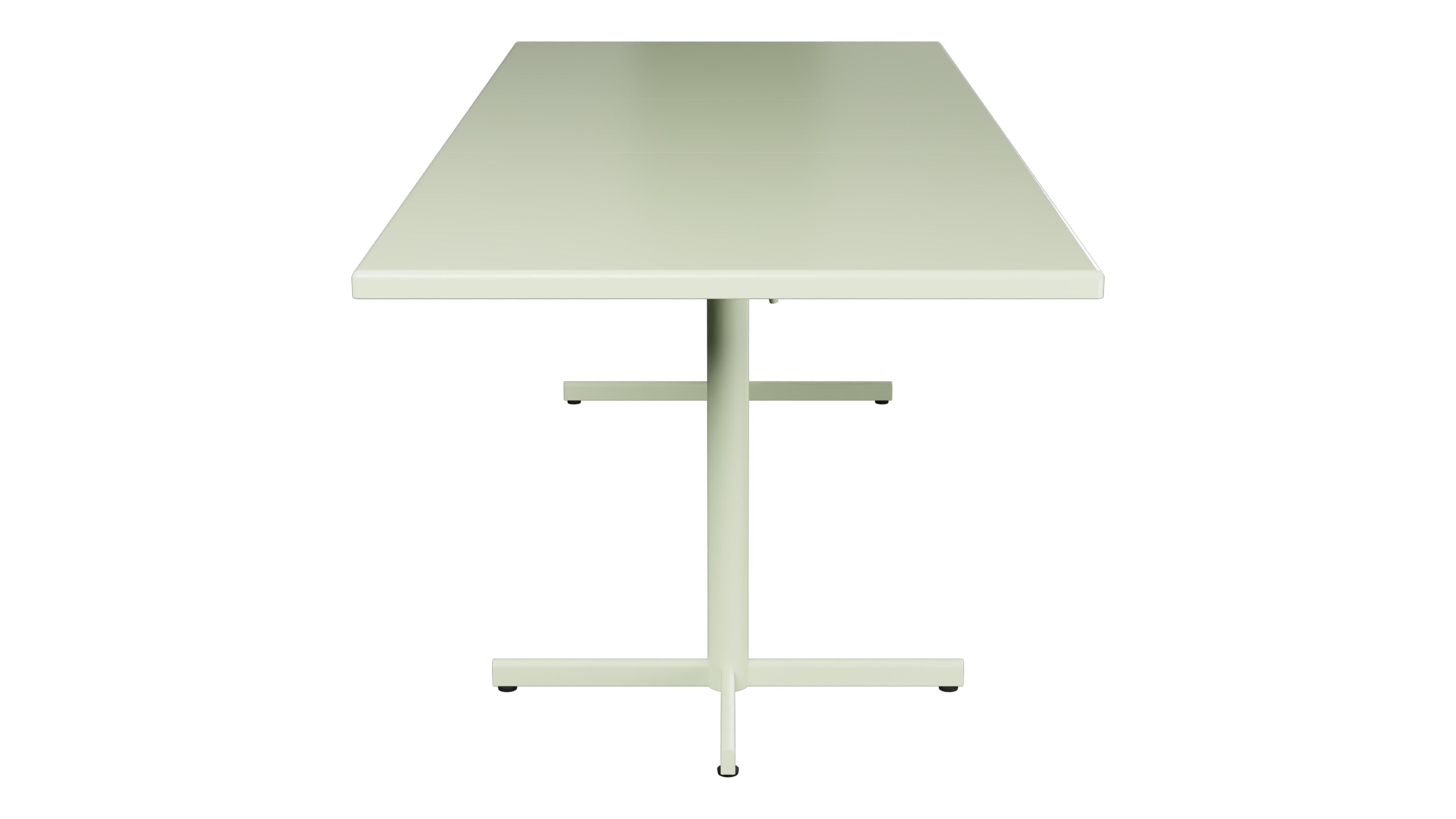 Bodensee Glasfaser-Gartentisch 176/234x95 eckig klappbar, ausziehbar in Pastellgrün präsentiert im Onlineshop von KAQTU Design AG. Gartentisch ist von Schaffner